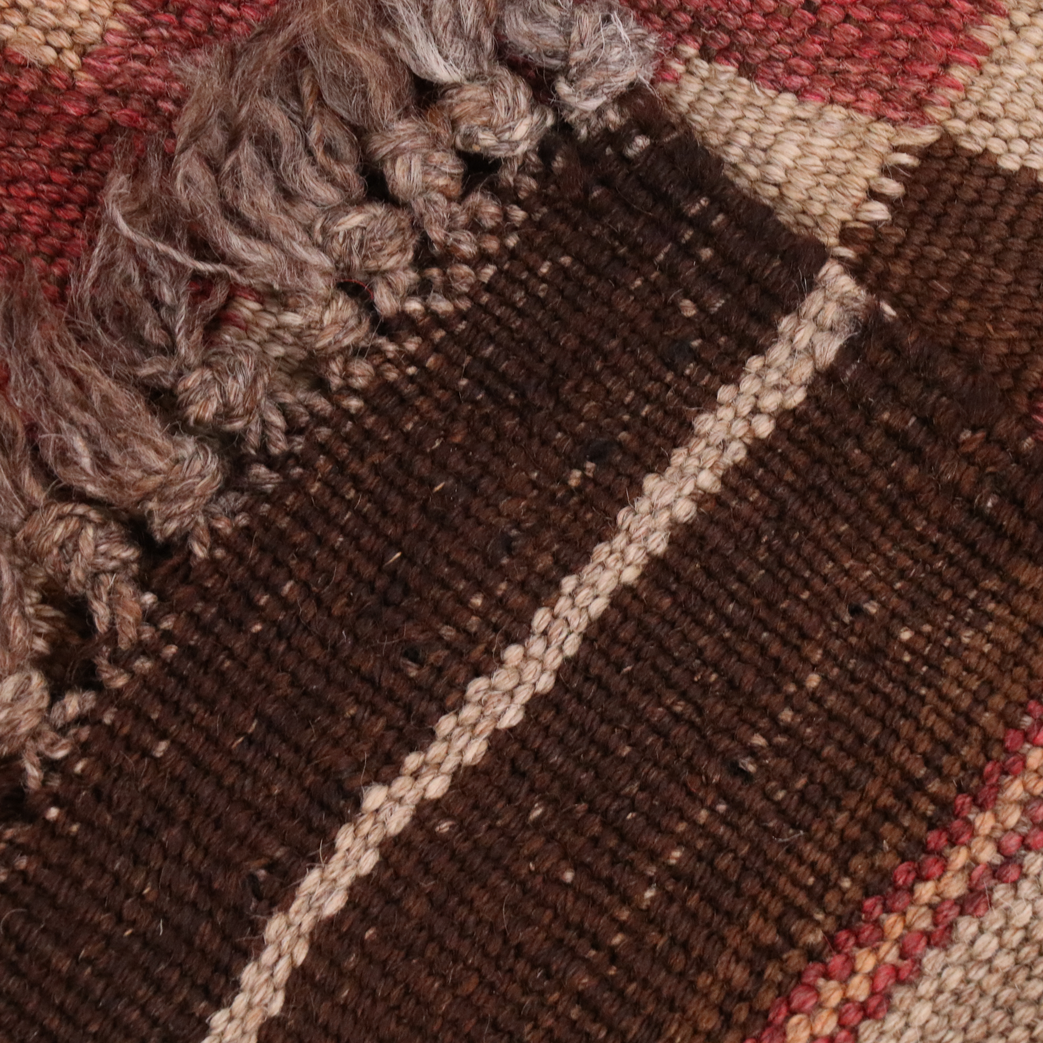 4'10 x 16'1 Handwoven Turkish Kilim Long Rug