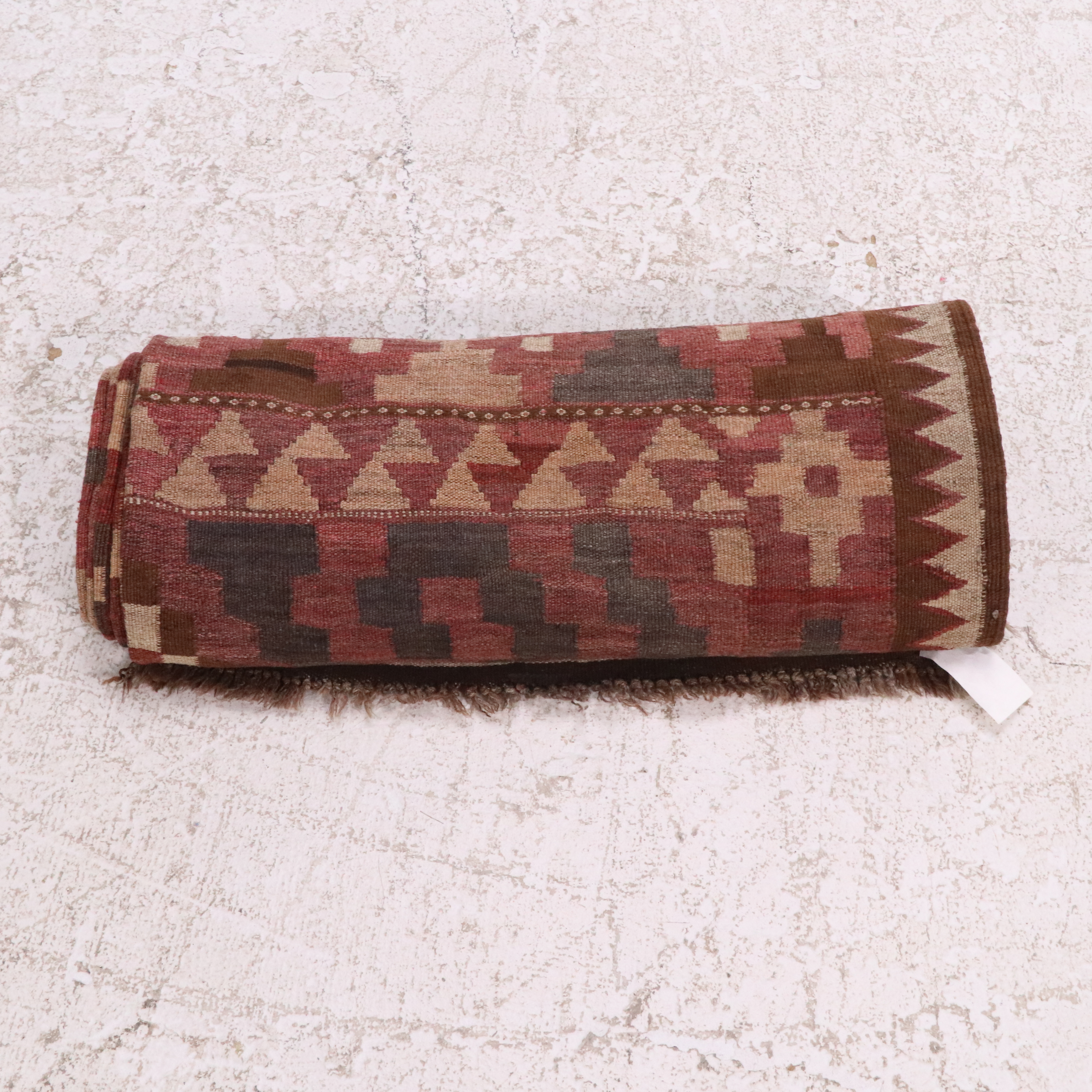 4'10 x 16'1 Handwoven Turkish Kilim Long Rug