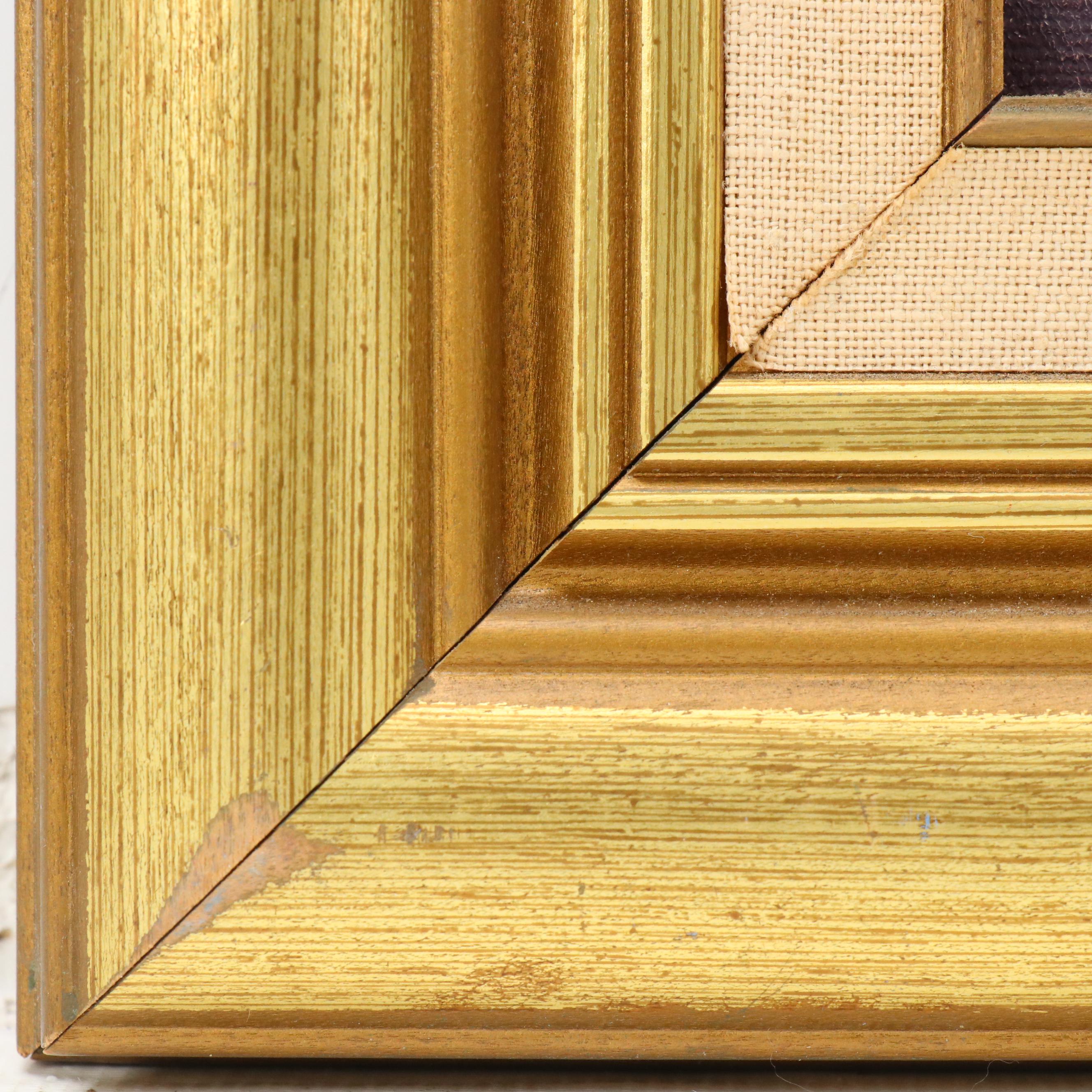 Janice Guttman Figural Surrealist Acrylic Painting, 1993