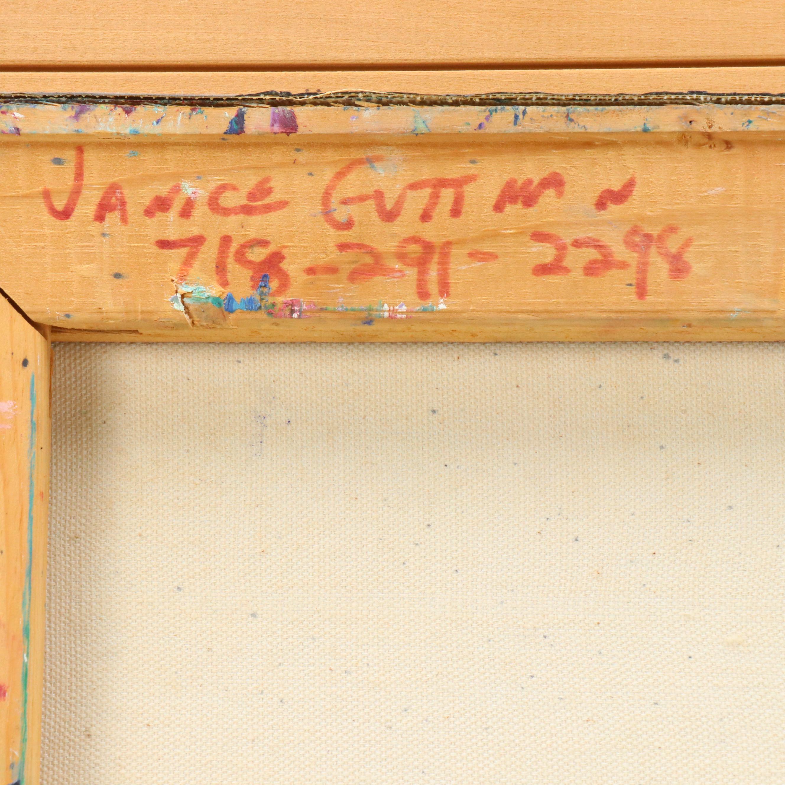 Janice Guttman Garden Landscape Acrylic Painting "Lake District, England," 1992