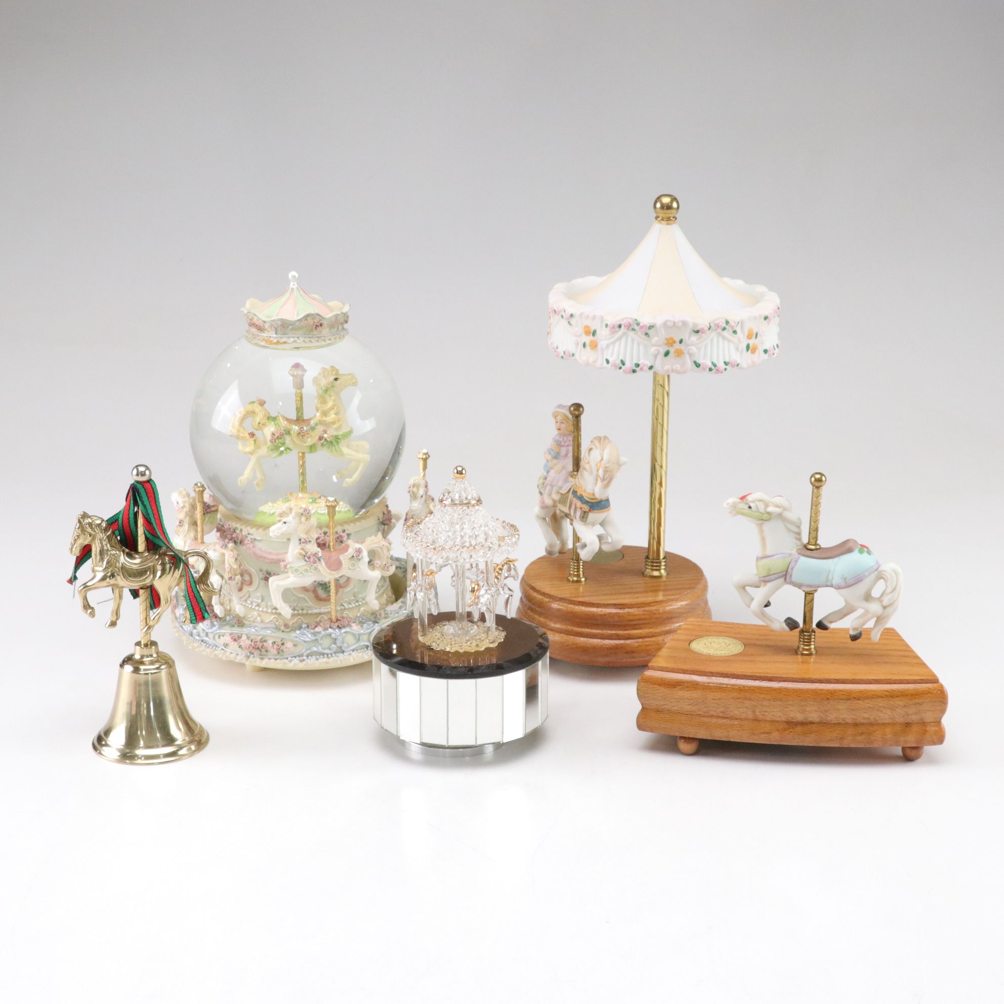 Merry-Go-Round Music Boxes, Late 20th to 21st Century