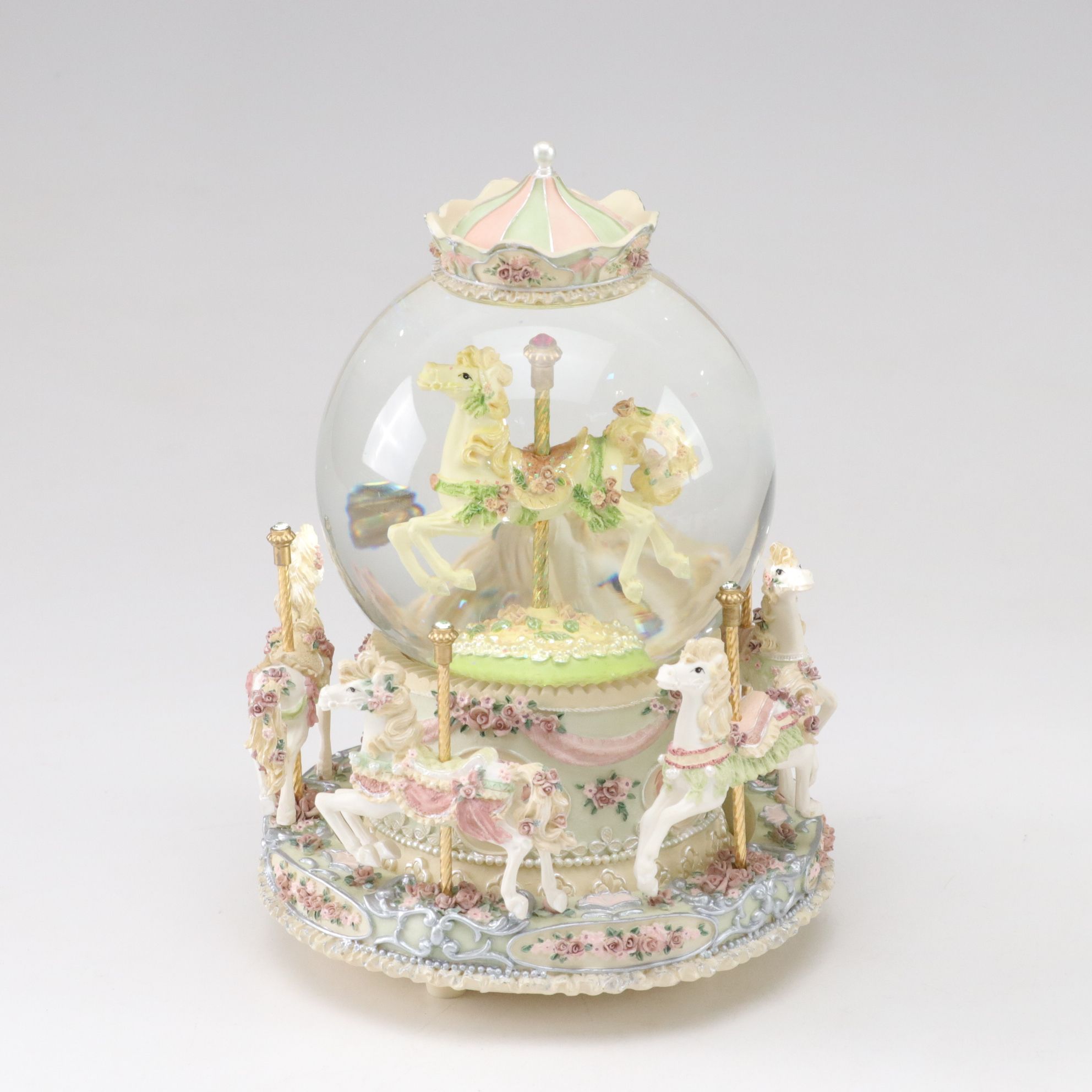 Merry-Go-Round Music Boxes, Late 20th to 21st Century