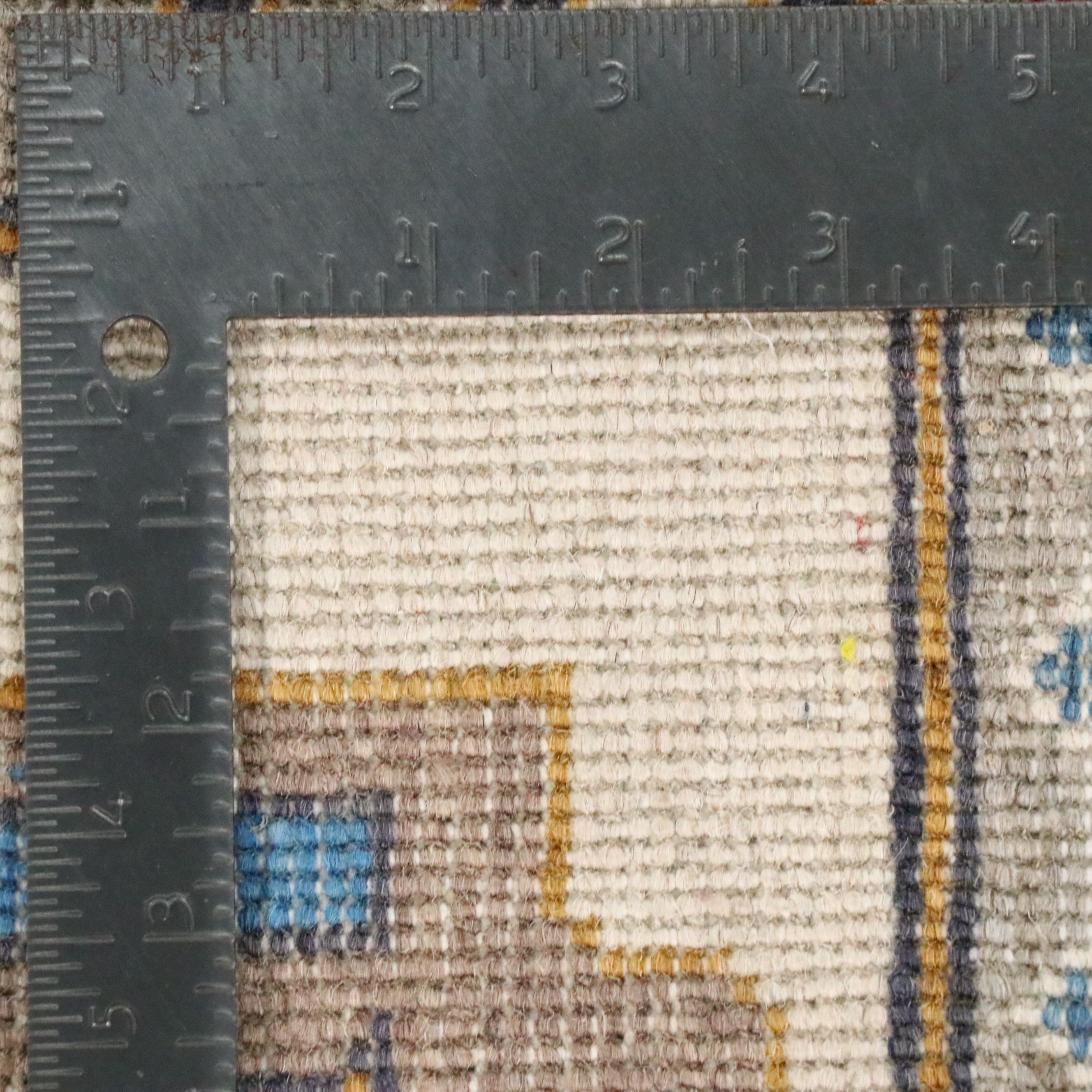 5' x 6'6 Hand-Knotted Pakistani Pictorial War Area Rug