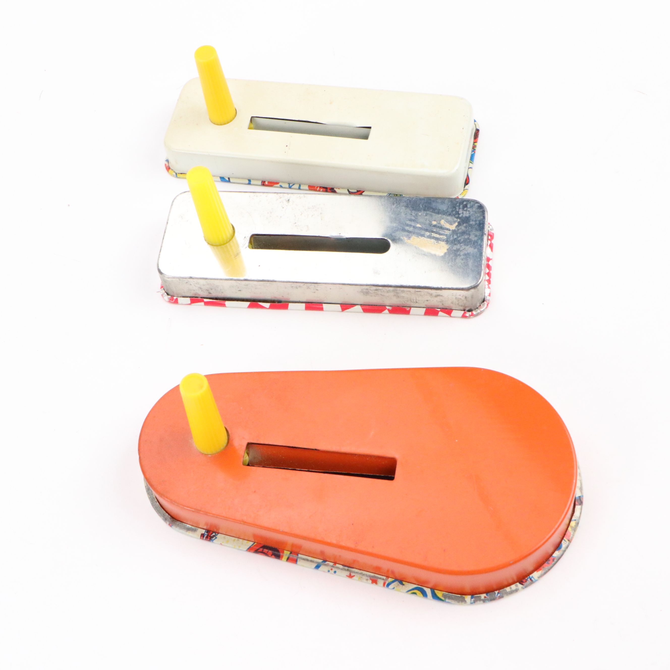 Raggedy Ann and Andy, Gorham 'July' Doll of the Month and Tin Noise Makers