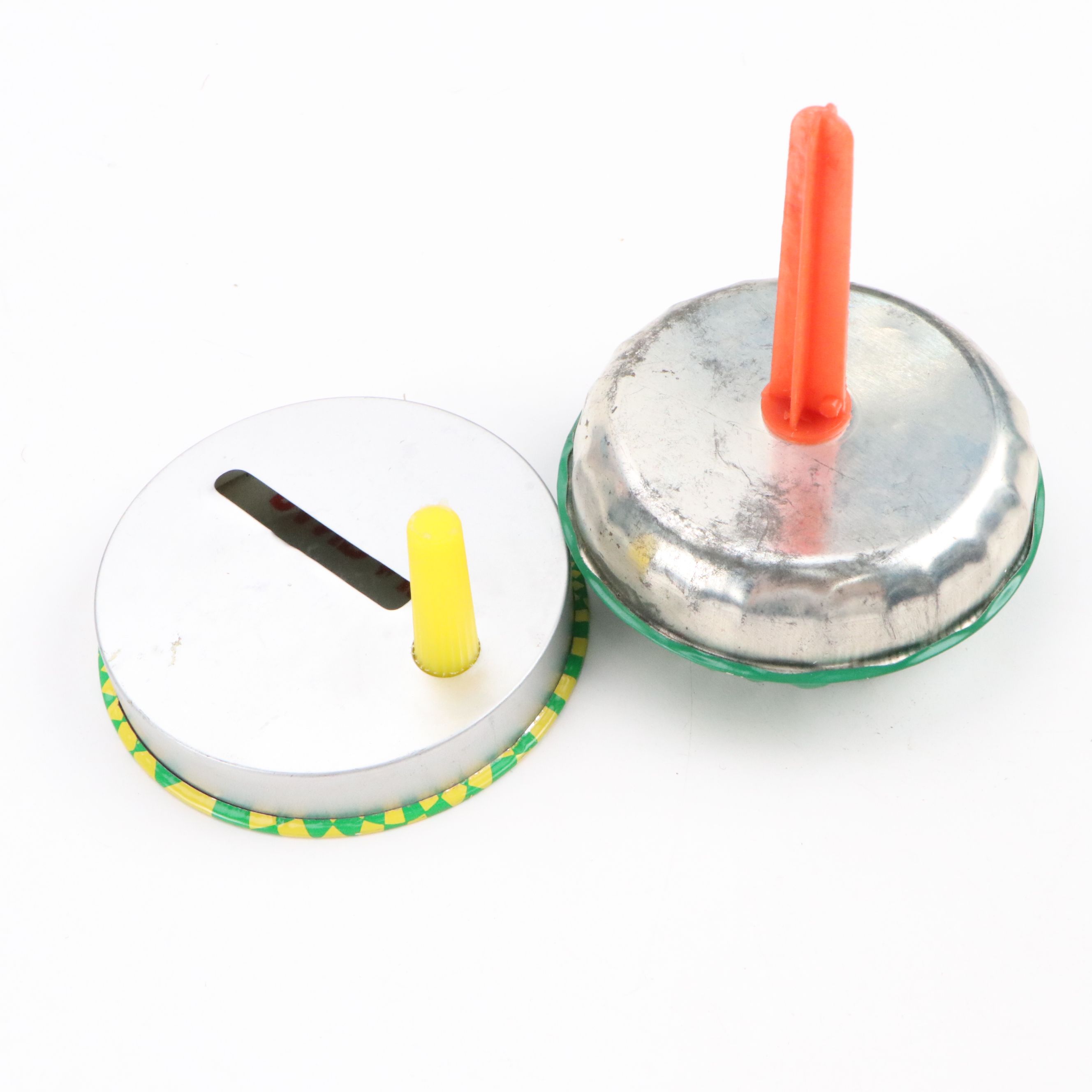 Raggedy Ann and Andy, Gorham 'July' Doll of the Month and Tin Noise Makers