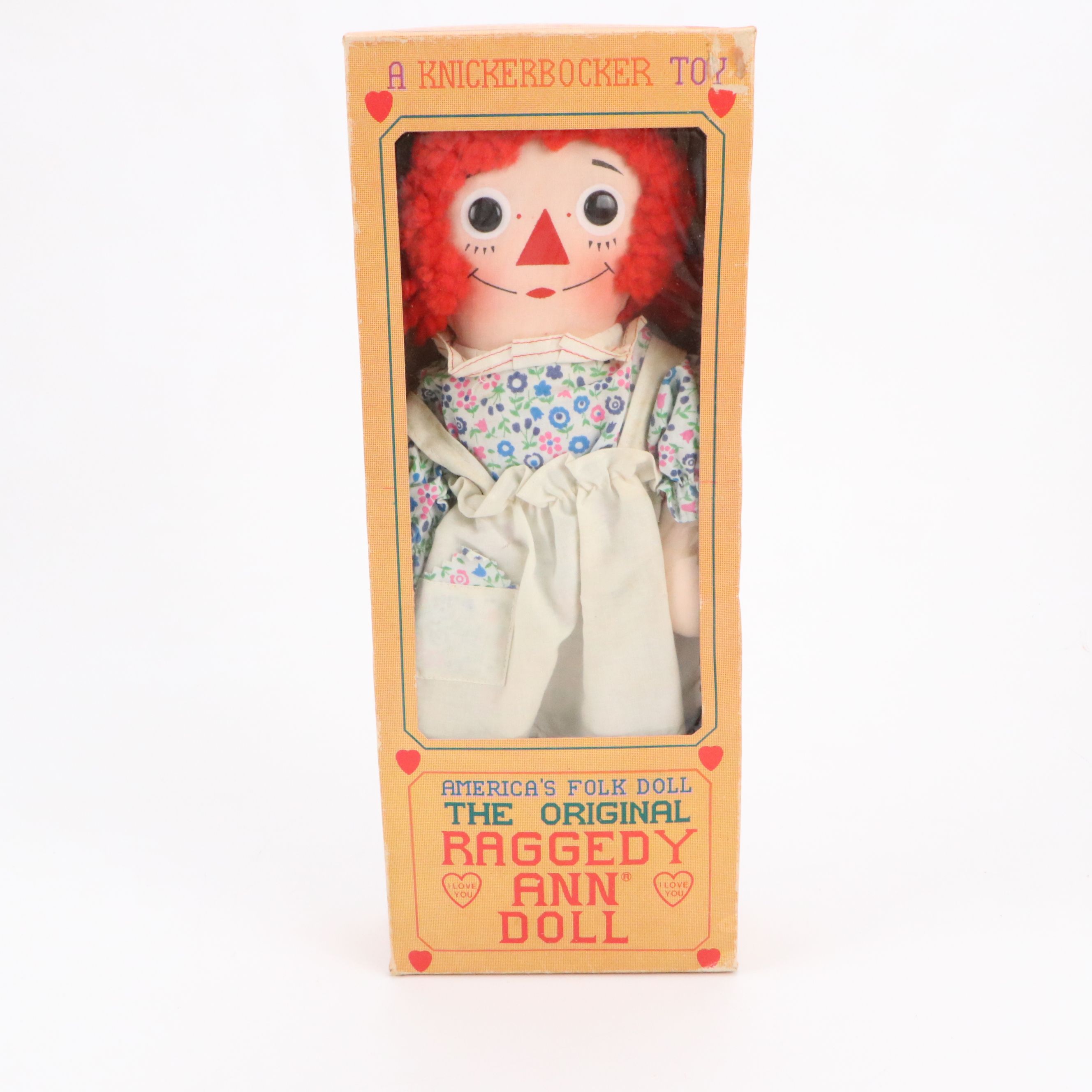 Raggedy Ann and Andy, Gorham 'July' Doll of the Month and Tin Noise Makers