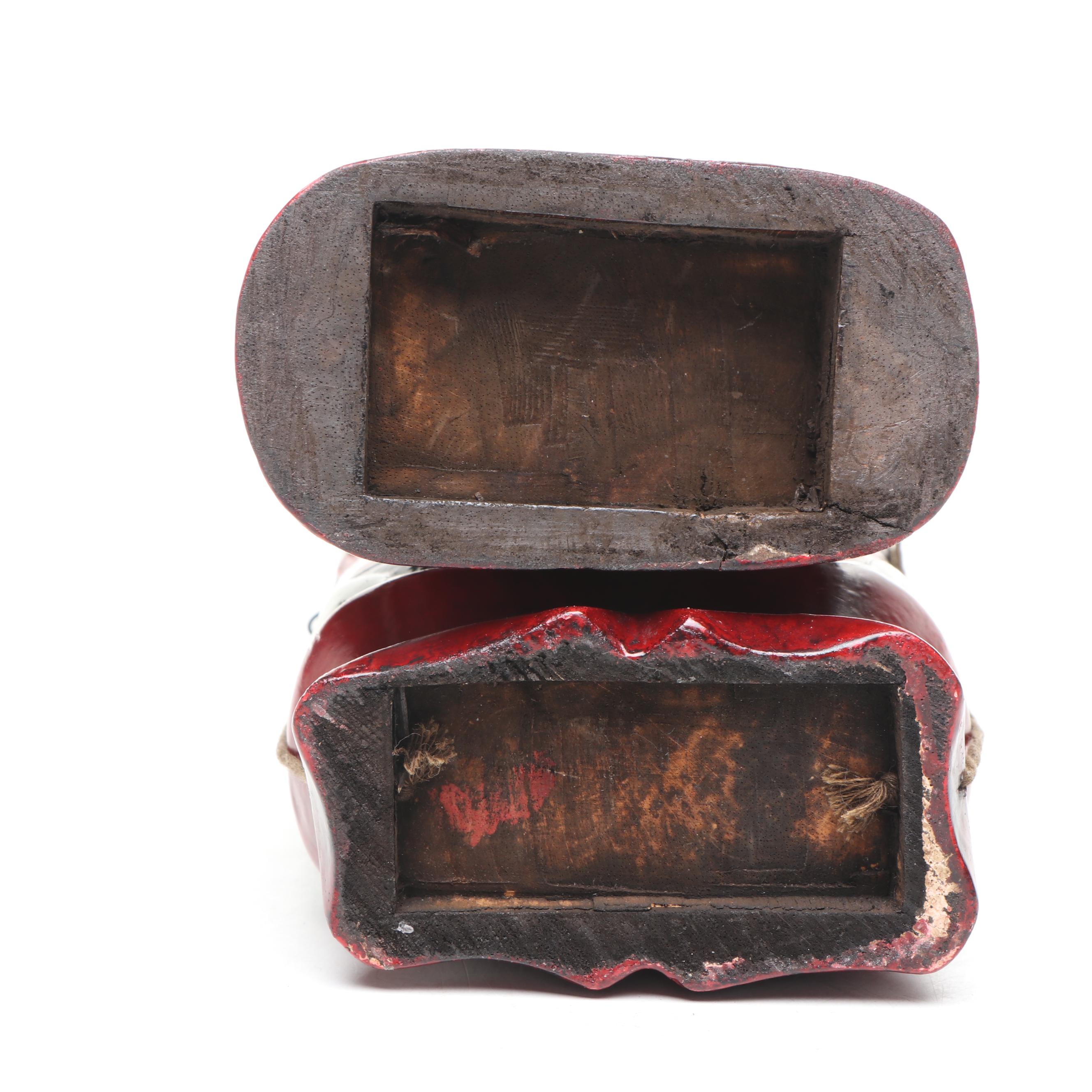 Carved Yaure Baule Passport Mask, Frog Box, Ceramic Plate and Marble Bookends