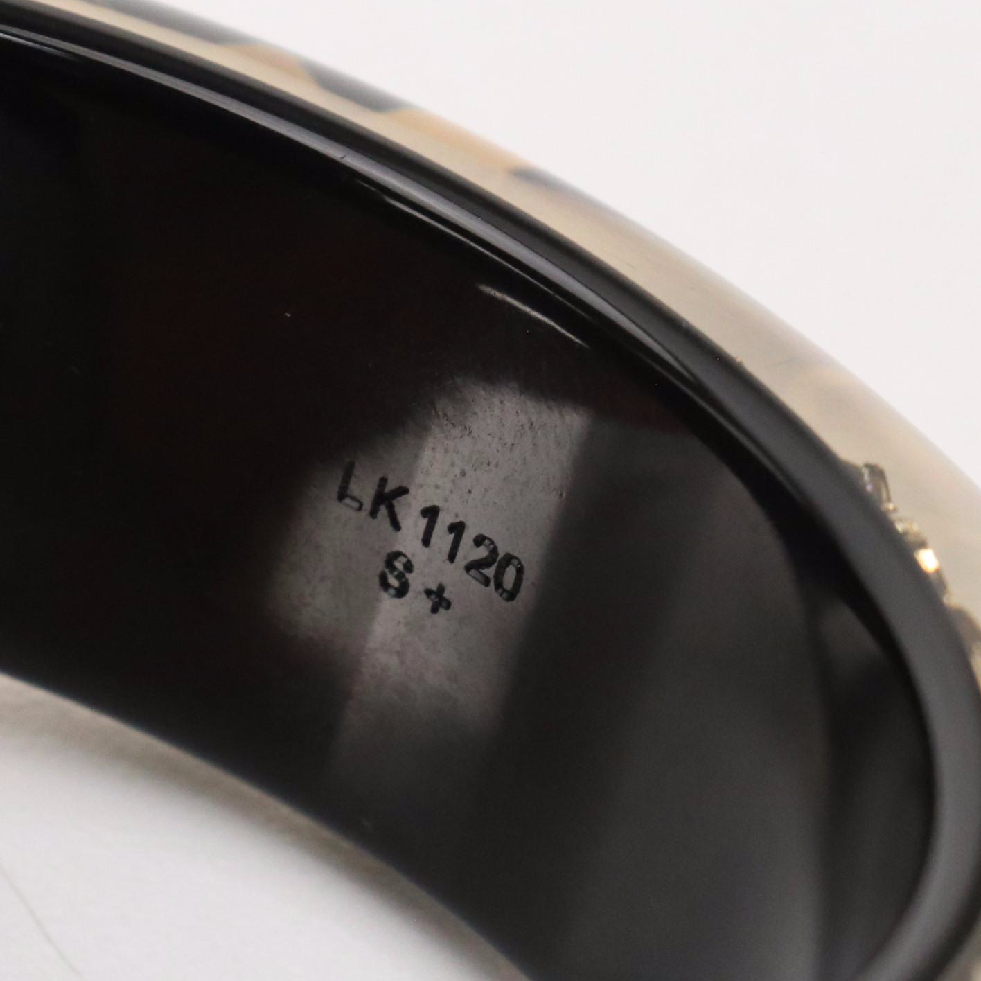 Louis Vuitton Inclusion Logo Chunky Bangle Bracelet, With Box