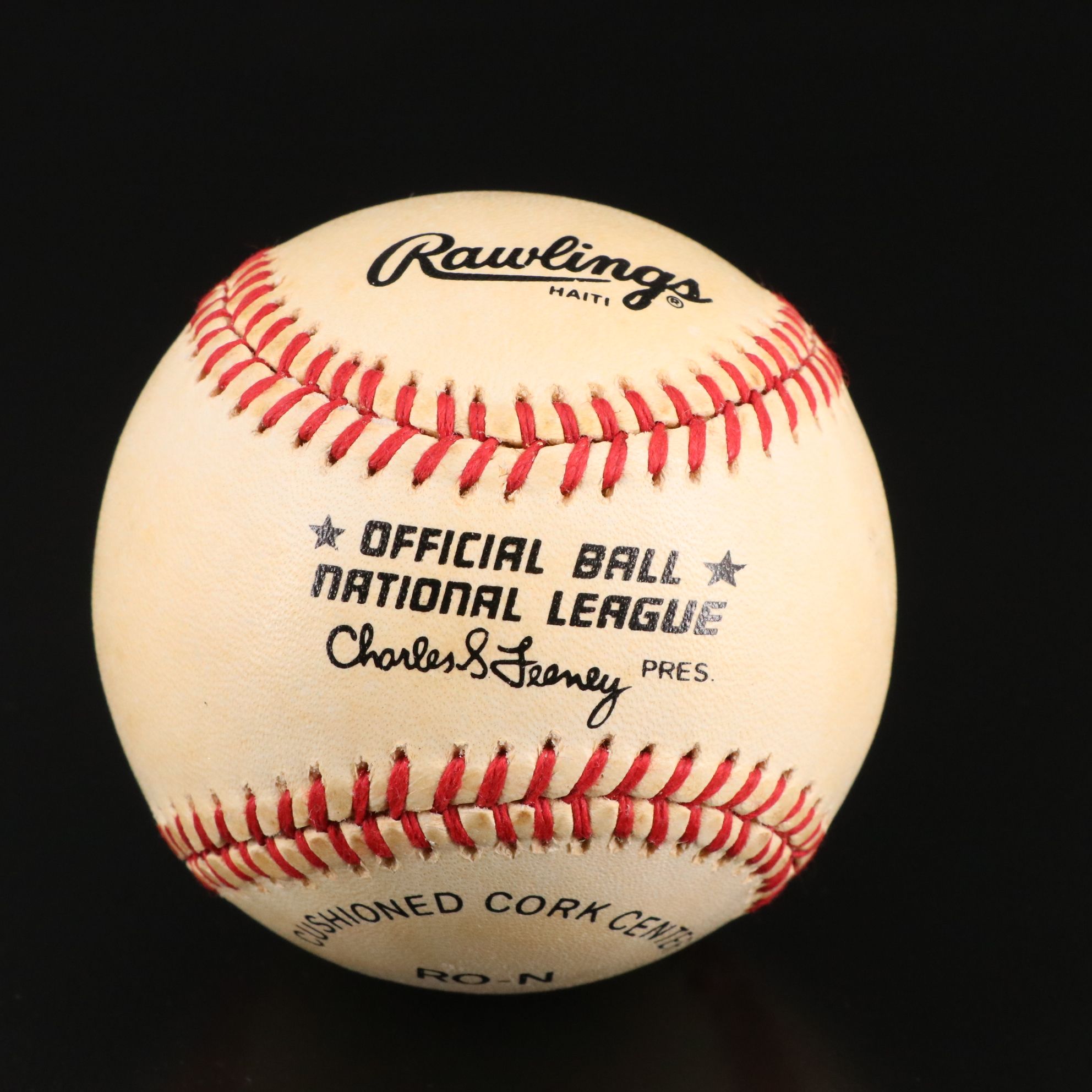 Johnny Bench and Pete Rose Signed Rawlings Official National League Baseball