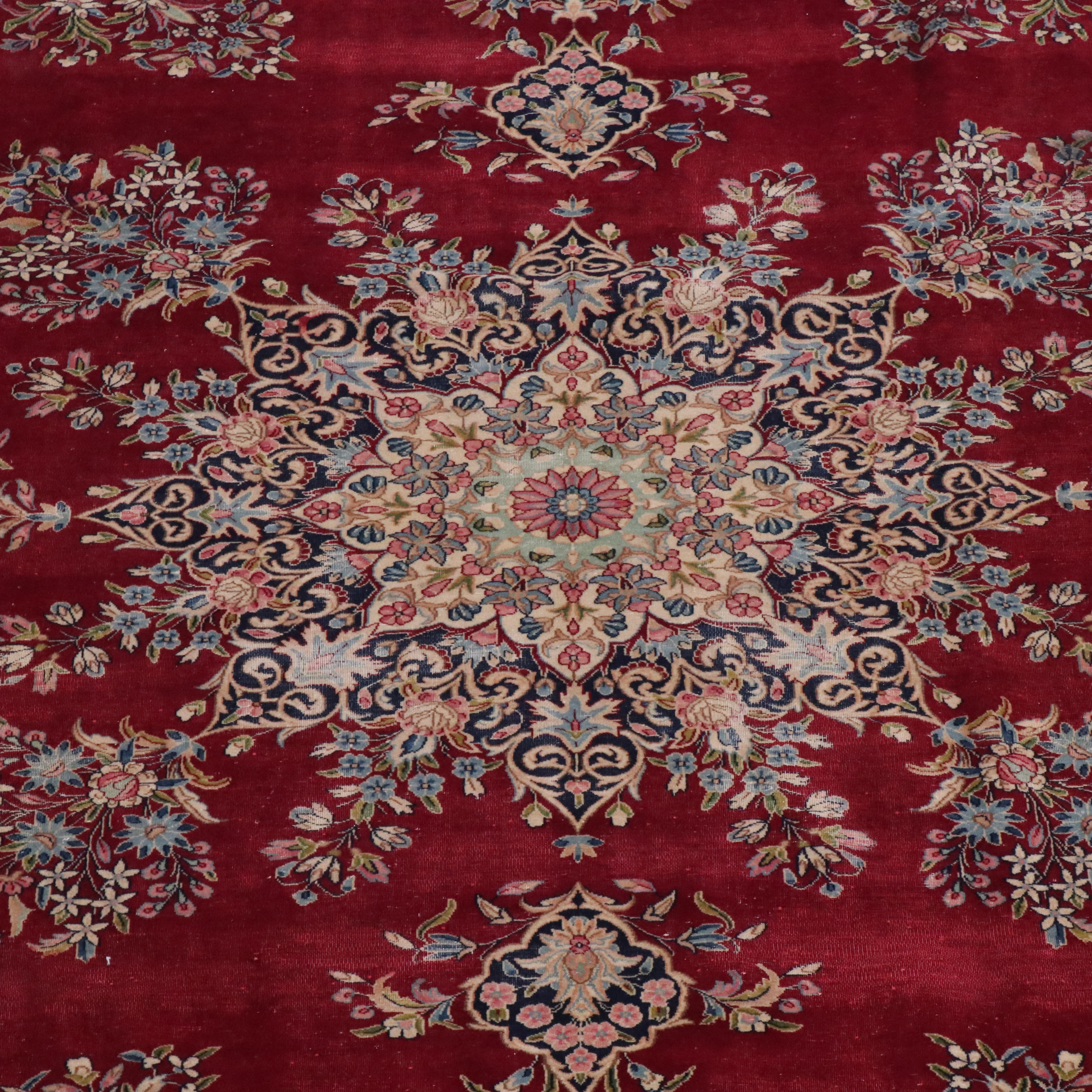 9'10 x 12'7 Hand-Knotted Persian Tabriz Room-Sized Rug