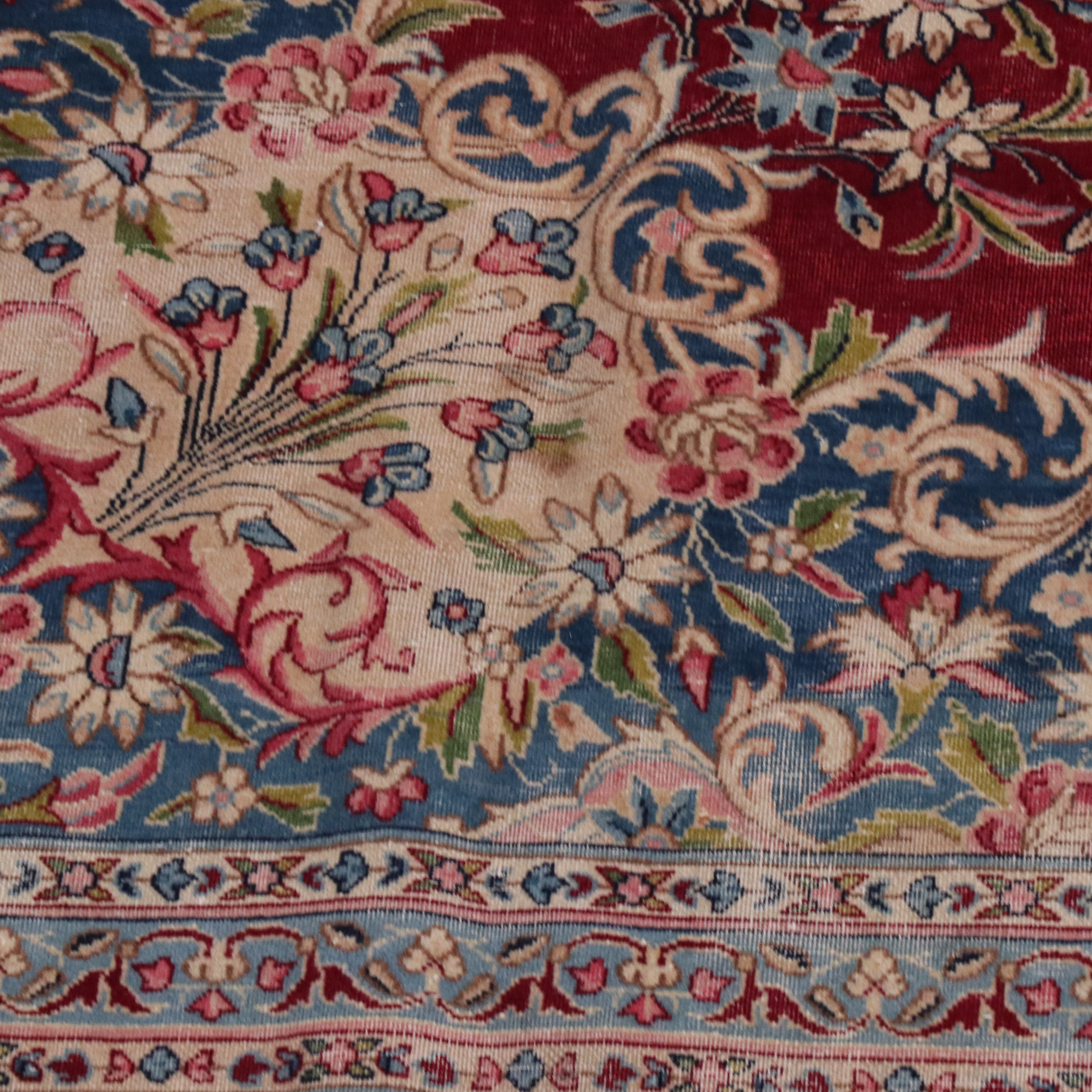 9'10 x 12'7 Hand-Knotted Persian Tabriz Room-Sized Rug