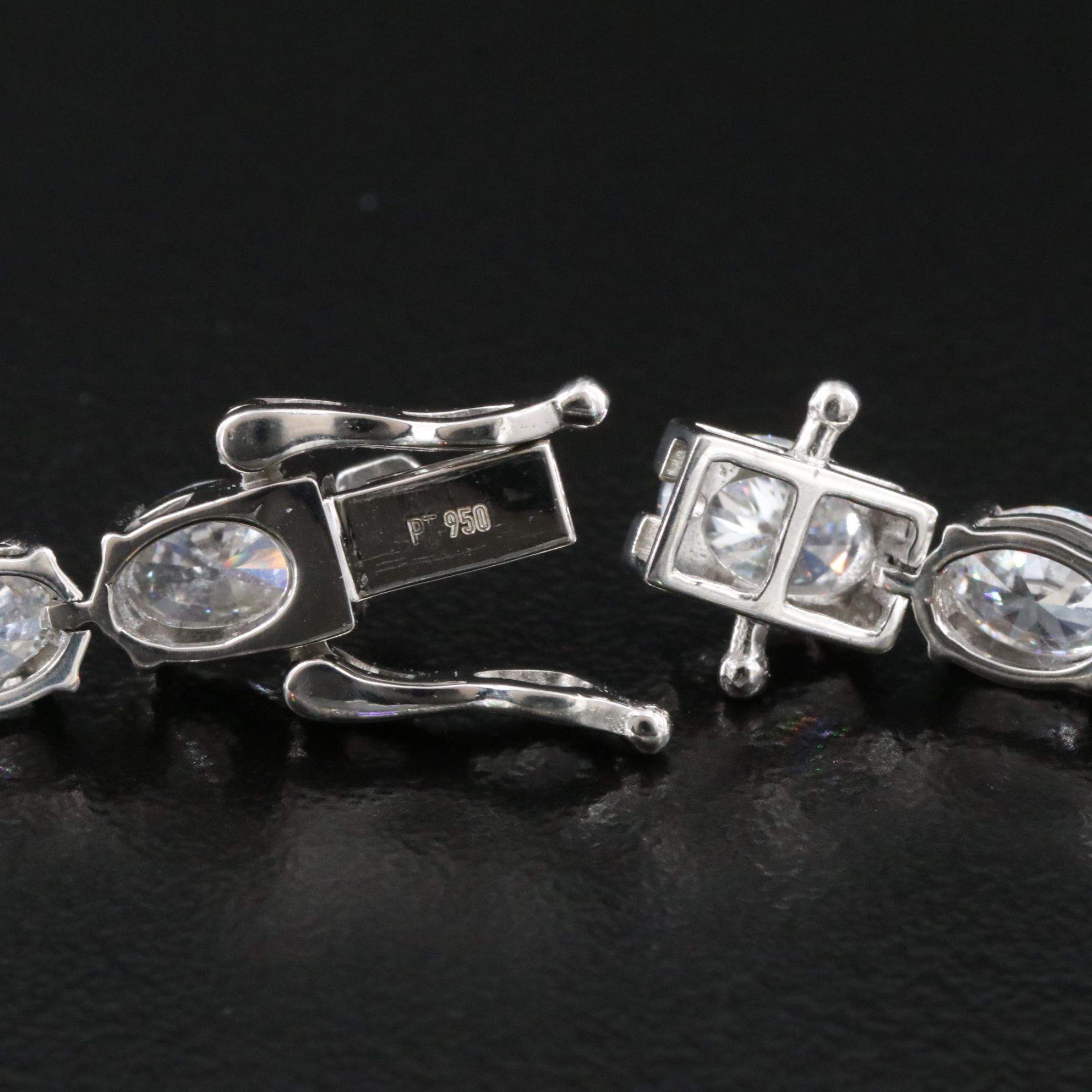 Platinum 11.24 CTW Lab Grown Diamond Line Bracelet