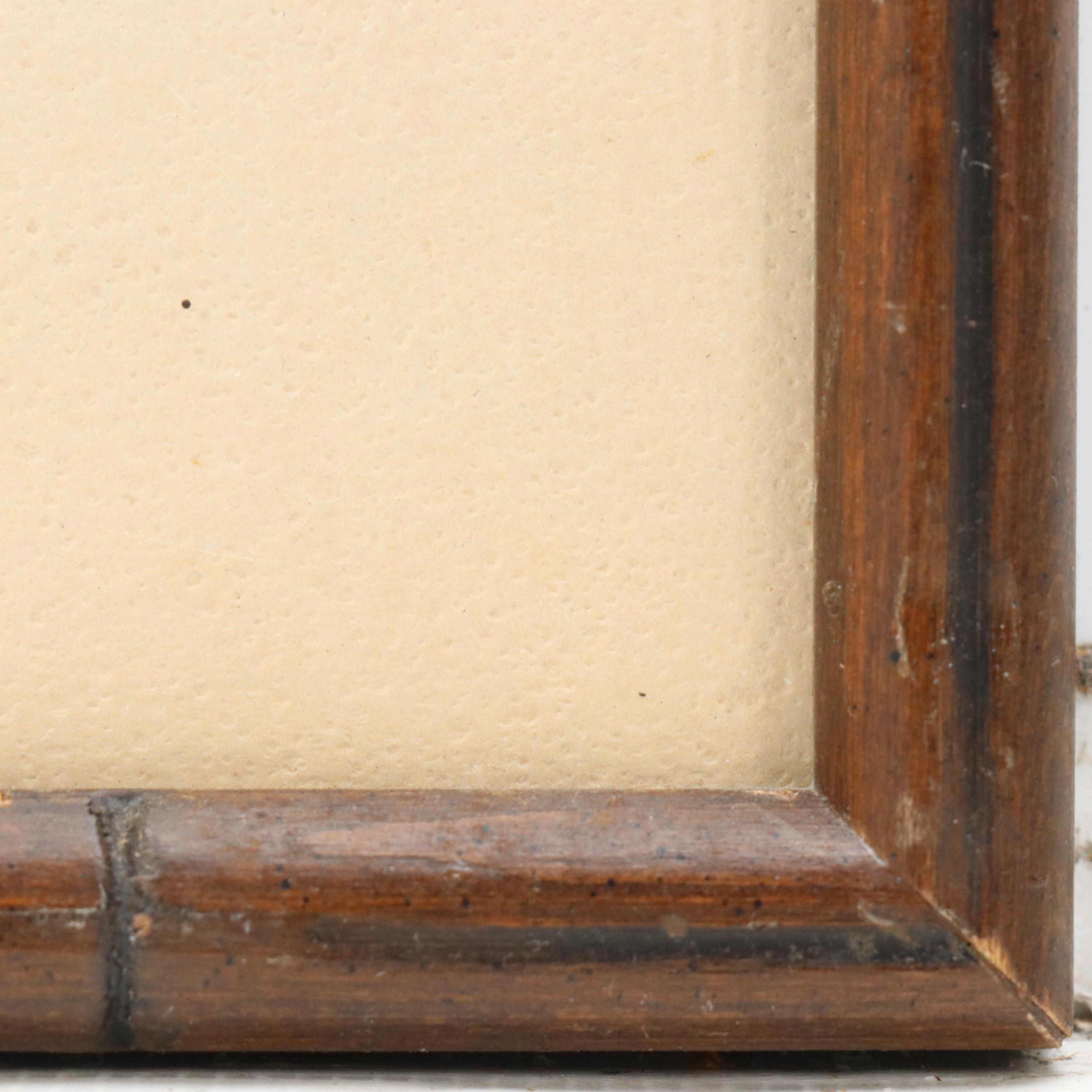 Woodblock "Night Heron on Willow"