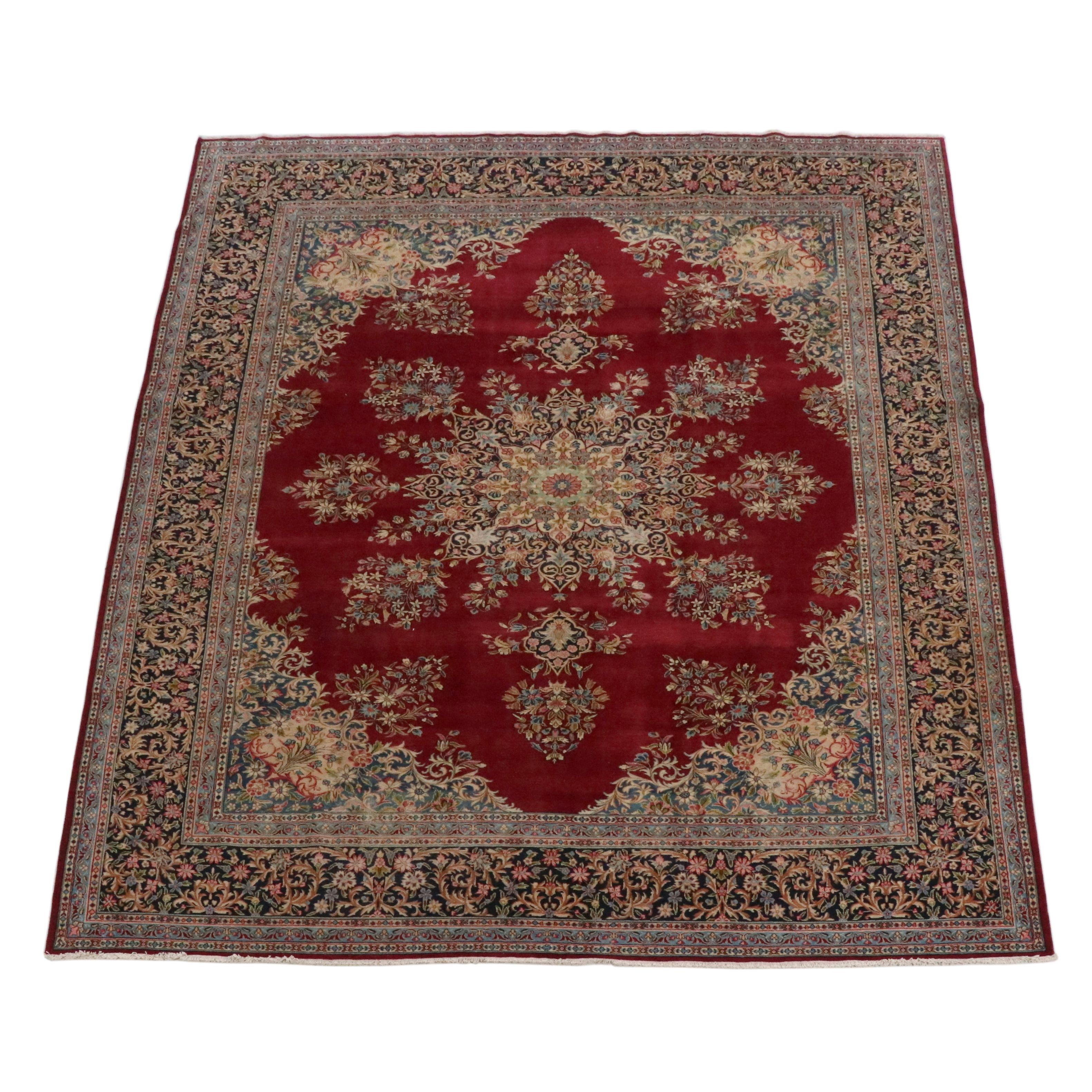 9'10 x 12'7 Hand-Knotted Persian Tabriz Room-Sized Rug
