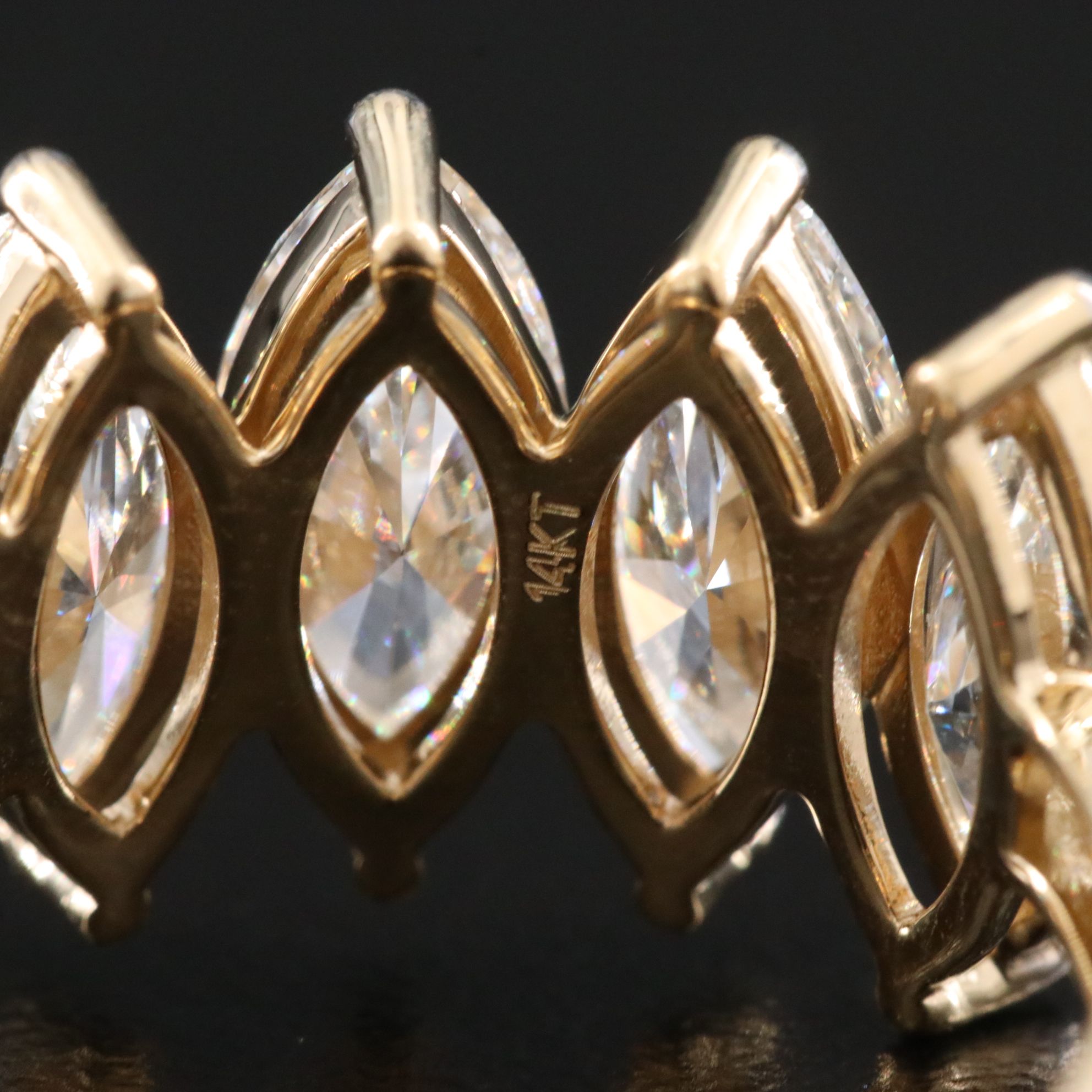 14K 4.34 CTW Lab Grown Diamond Ring