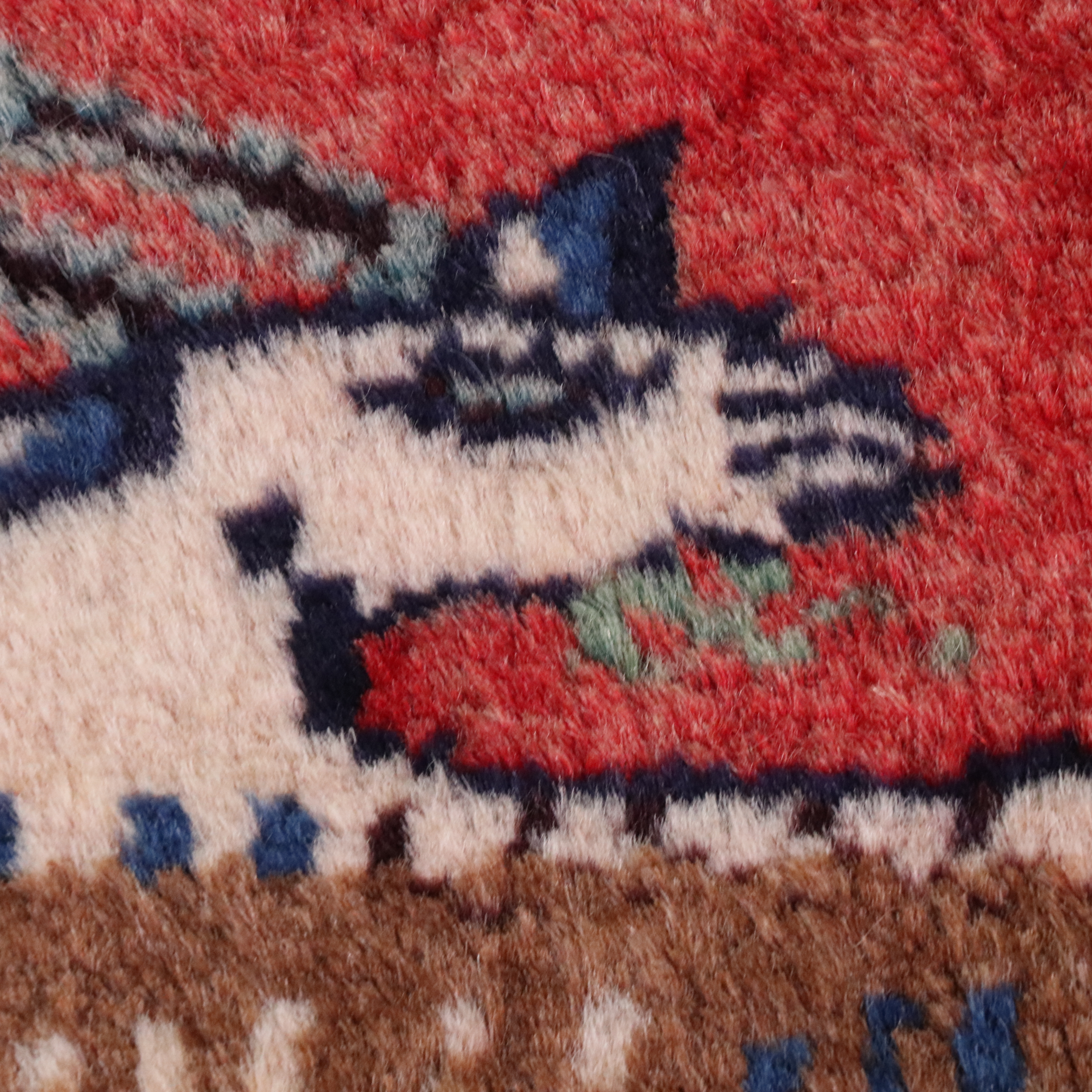 3' x 14'8 Hand-Knotted Persian Hamadan Carpet Runner