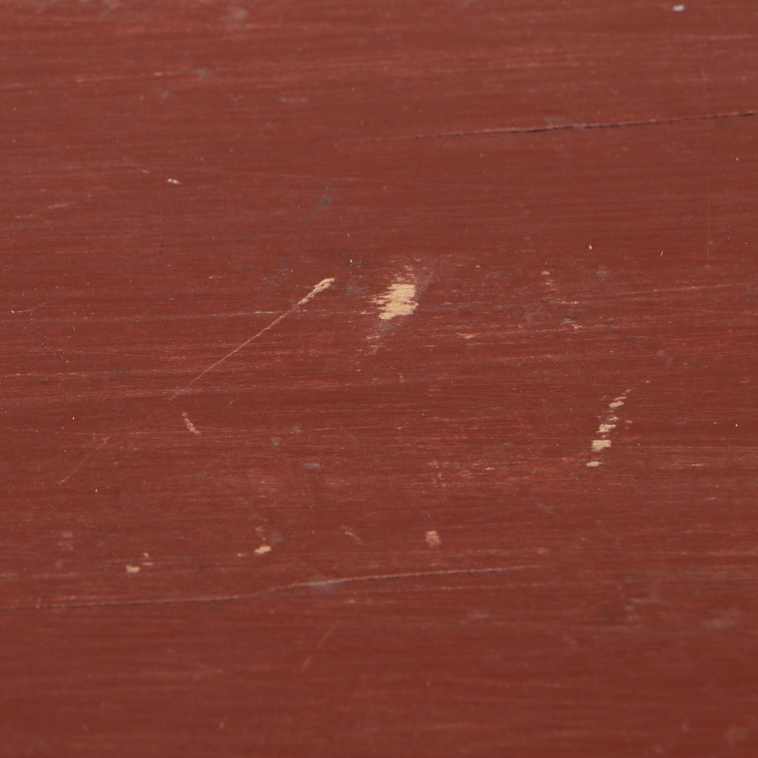 Pennsylvania Dutch Style Hand Painted Bench-Made Blanket Chest, 19th Century