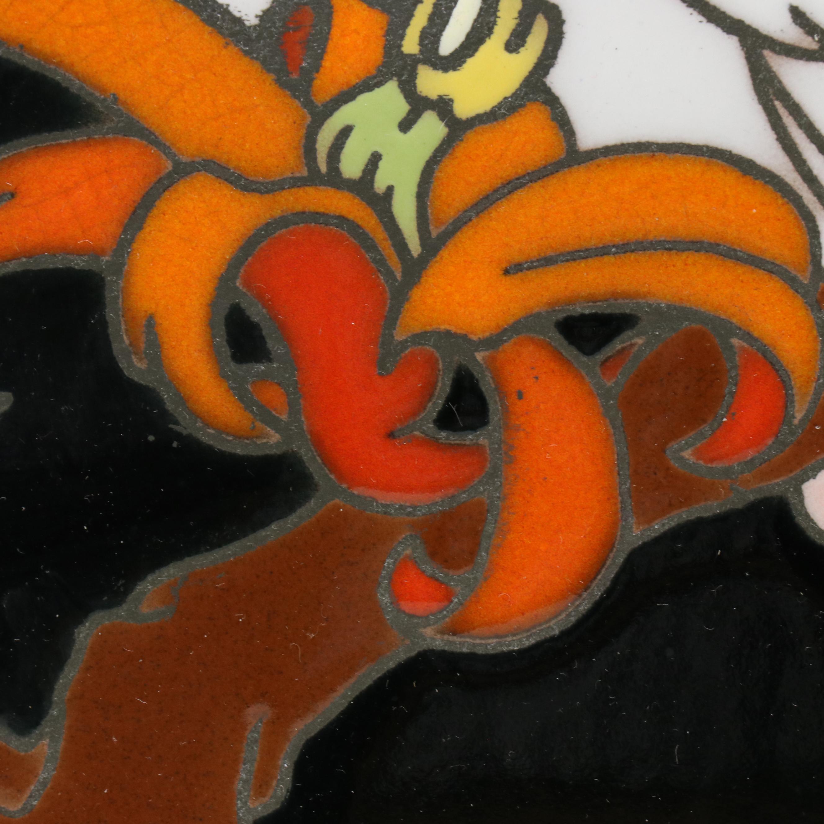 Framed Catalina Ceramic Tiles of Cockatoos