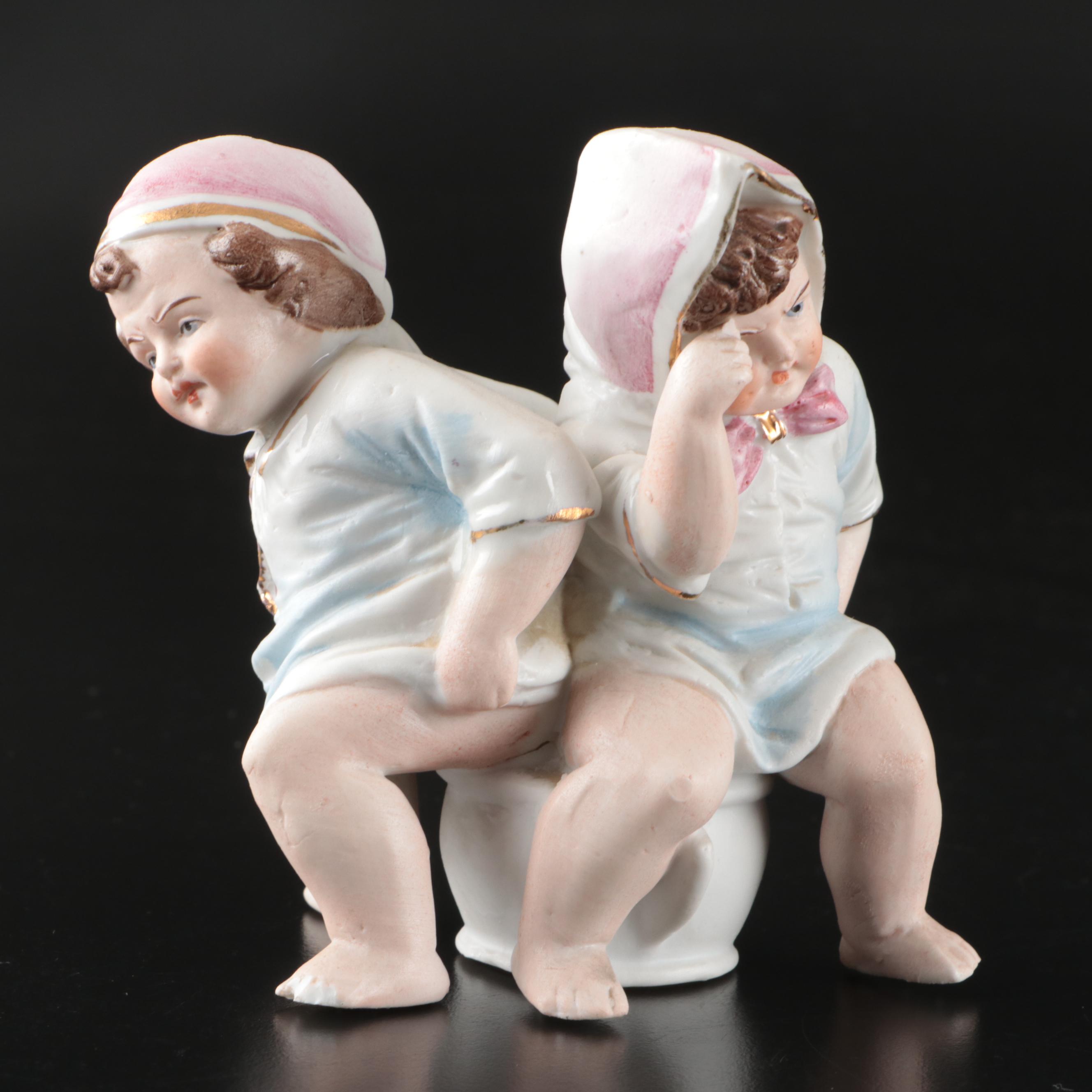 Dept. 56 "Happy Birthday to You" Porcelain Box with Porcelain Figurines