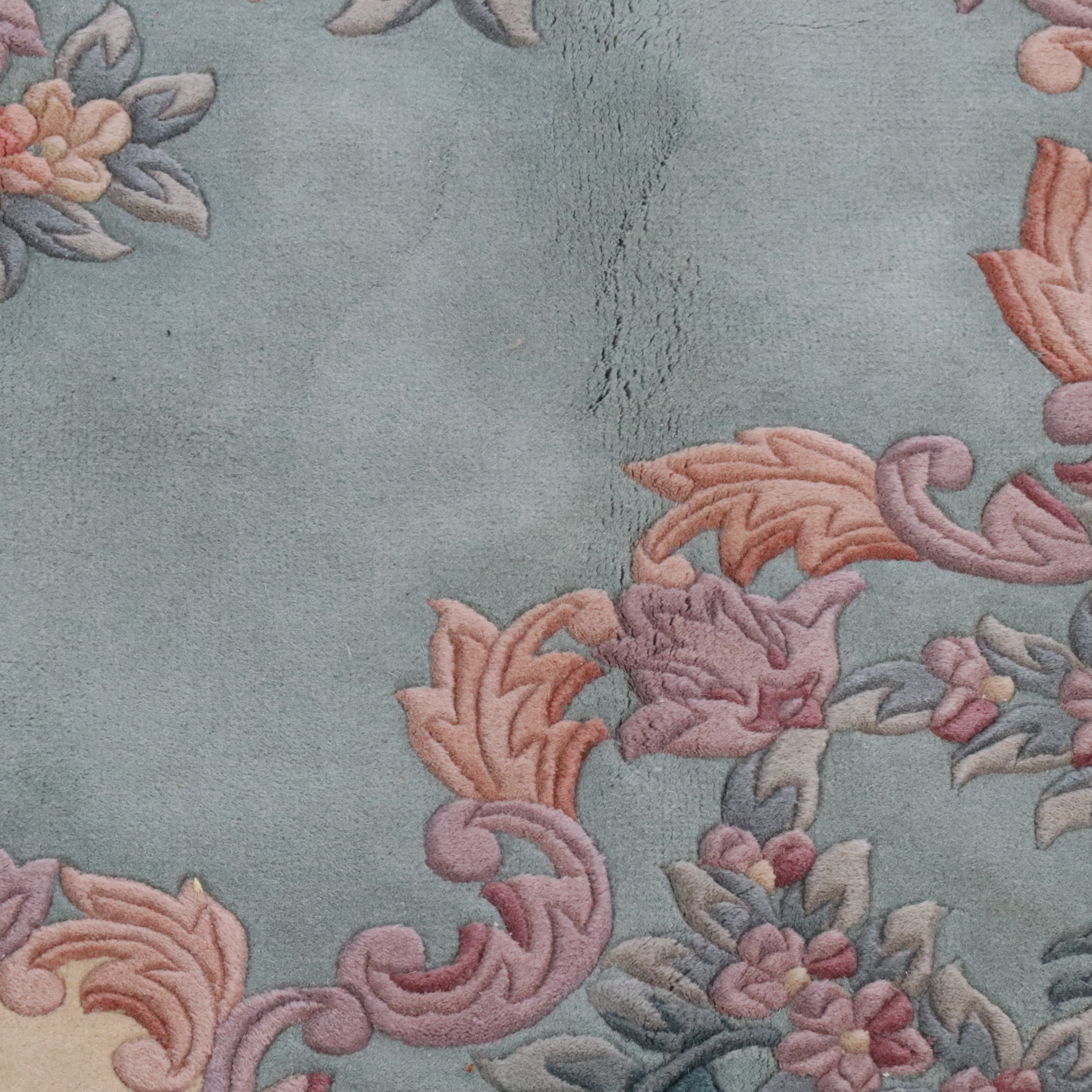 5'6 x 9'1 Hand-Knotted Sino-French Aubusson Area Rug