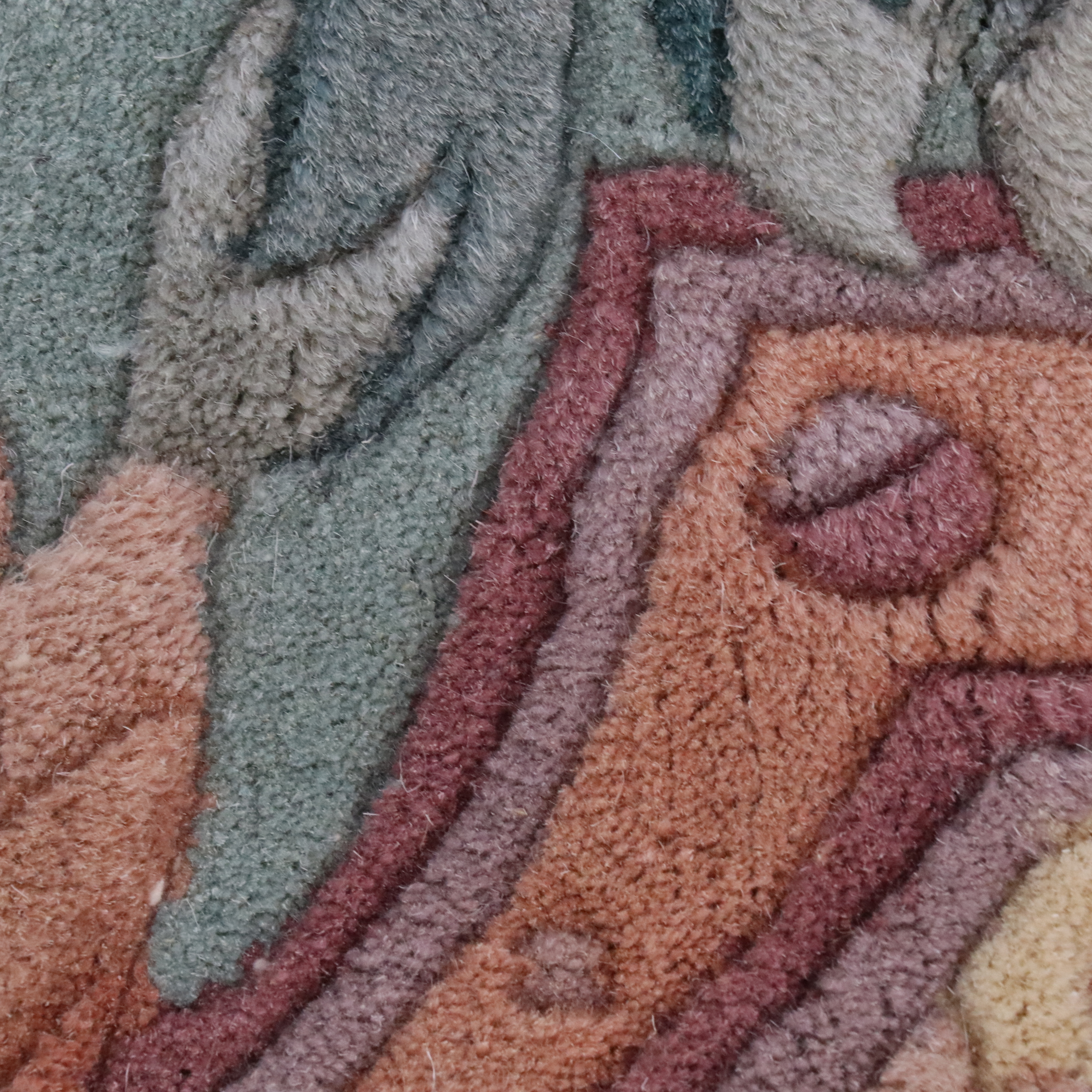 5'6 x 9'1 Hand-Knotted Sino-French Aubusson Area Rug