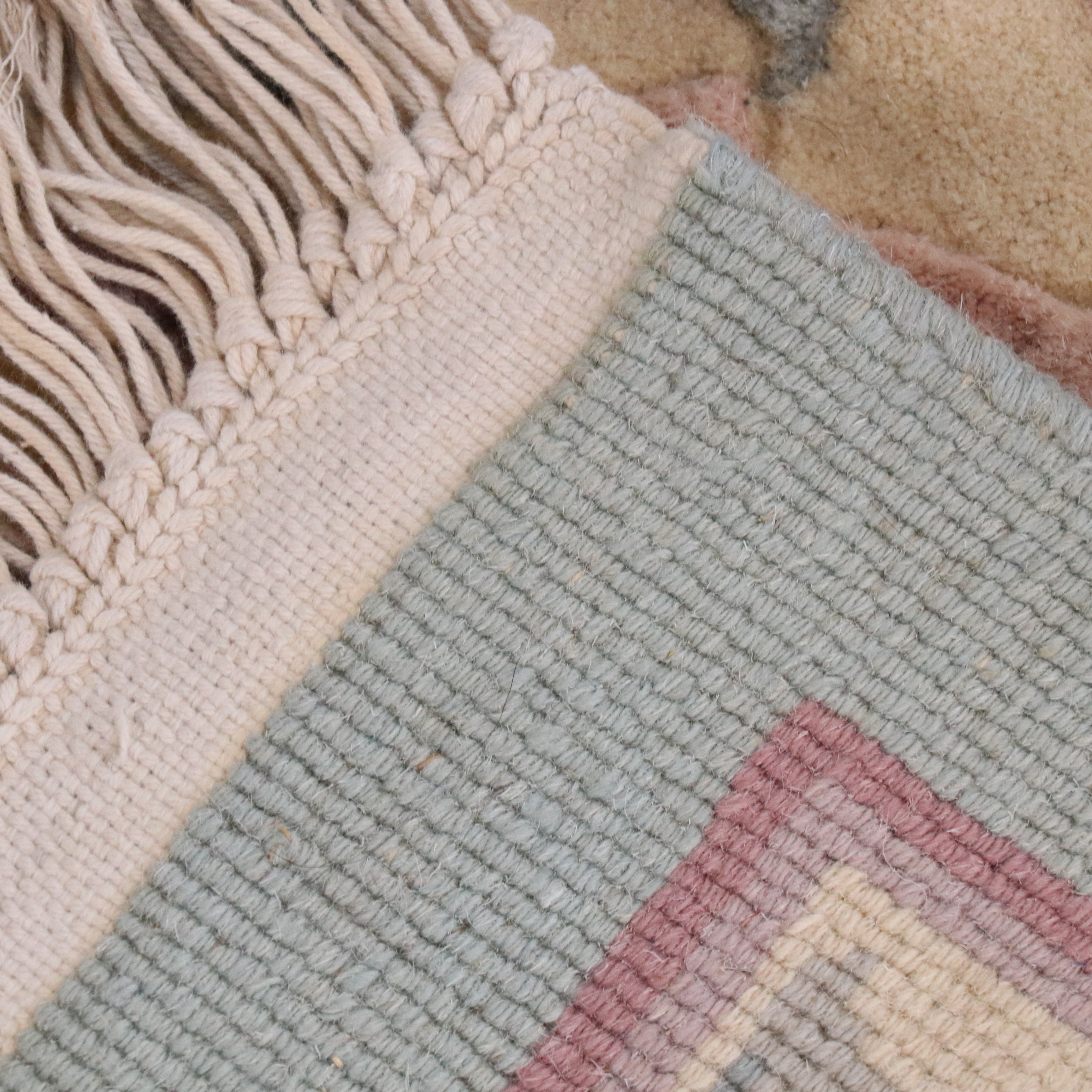 5'6 x 9'1 Hand-Knotted Sino-French Aubusson Area Rug