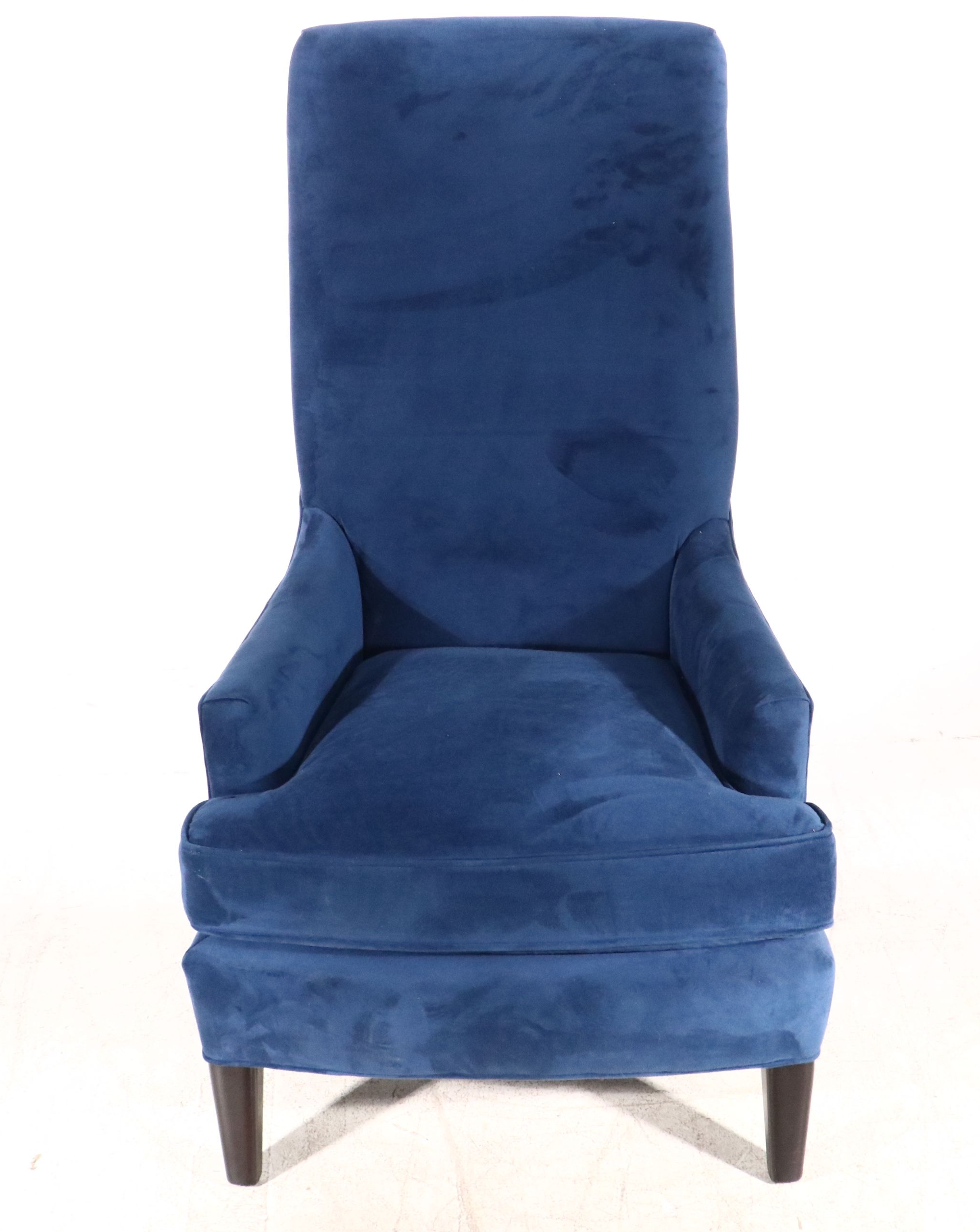 Modernist High-Back Upholstered Armchairs, 21st Century