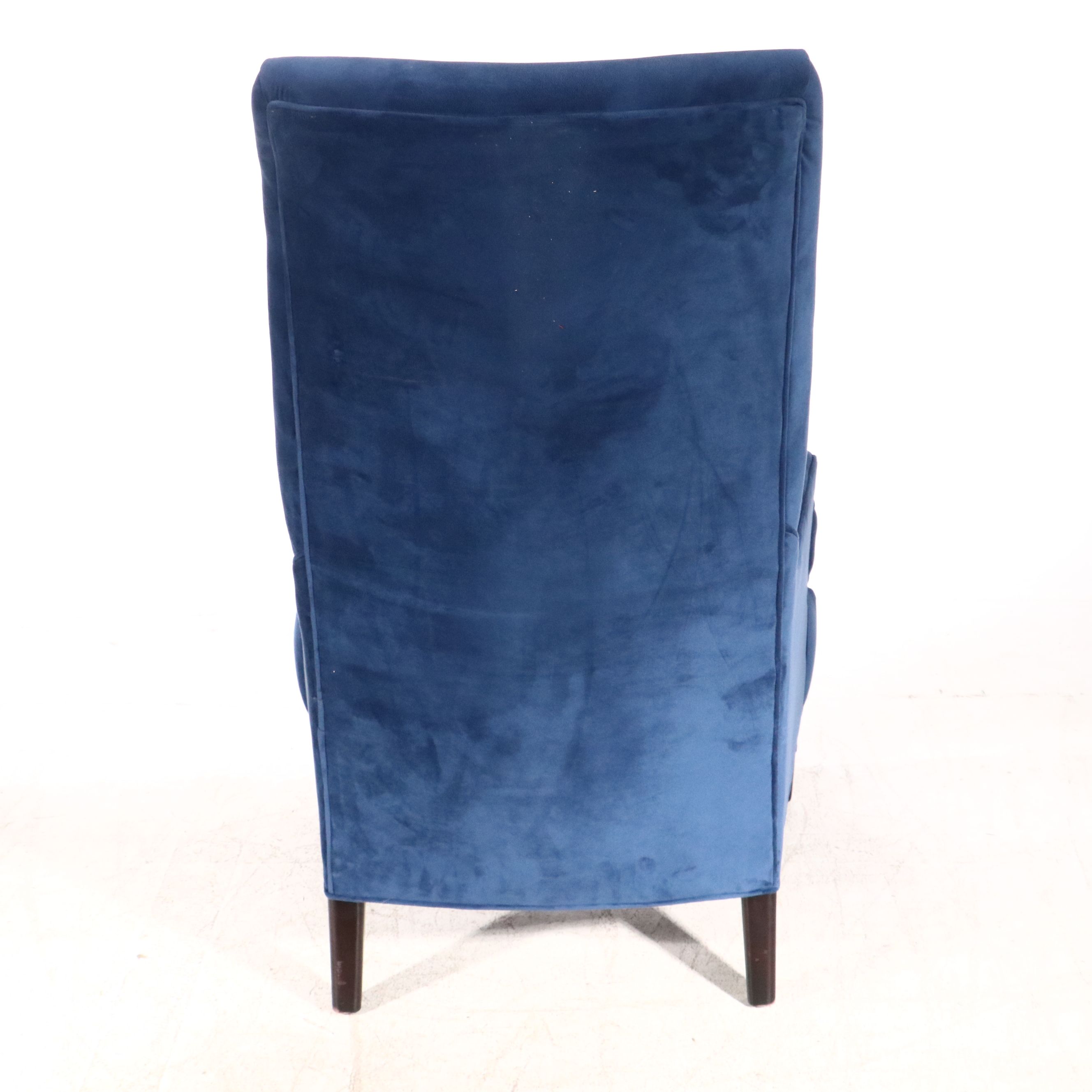 Modernist High-Back Upholstered Armchairs, 21st Century