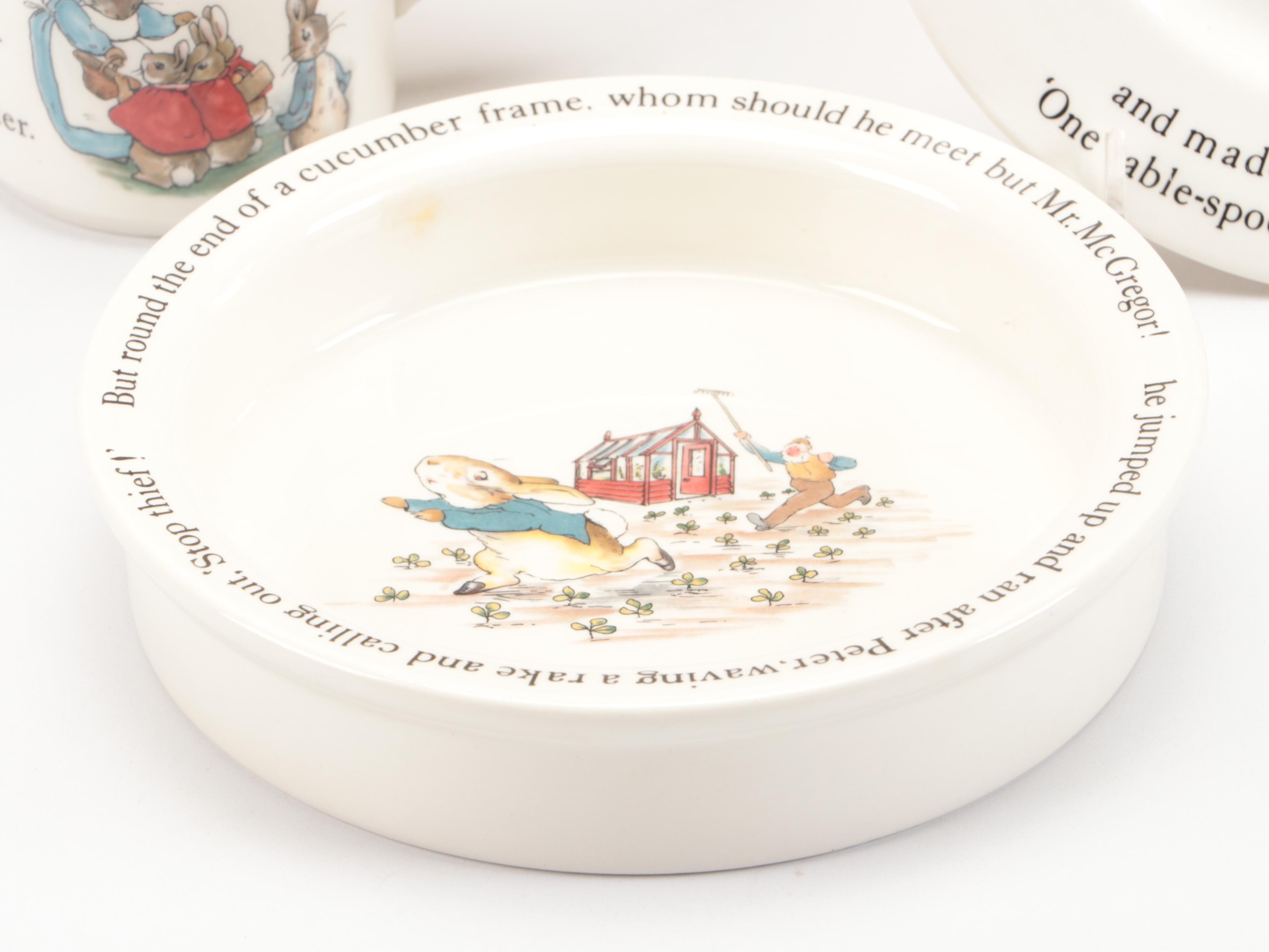 Wedgwood Peter Rabbit Ceramic Nursery Set