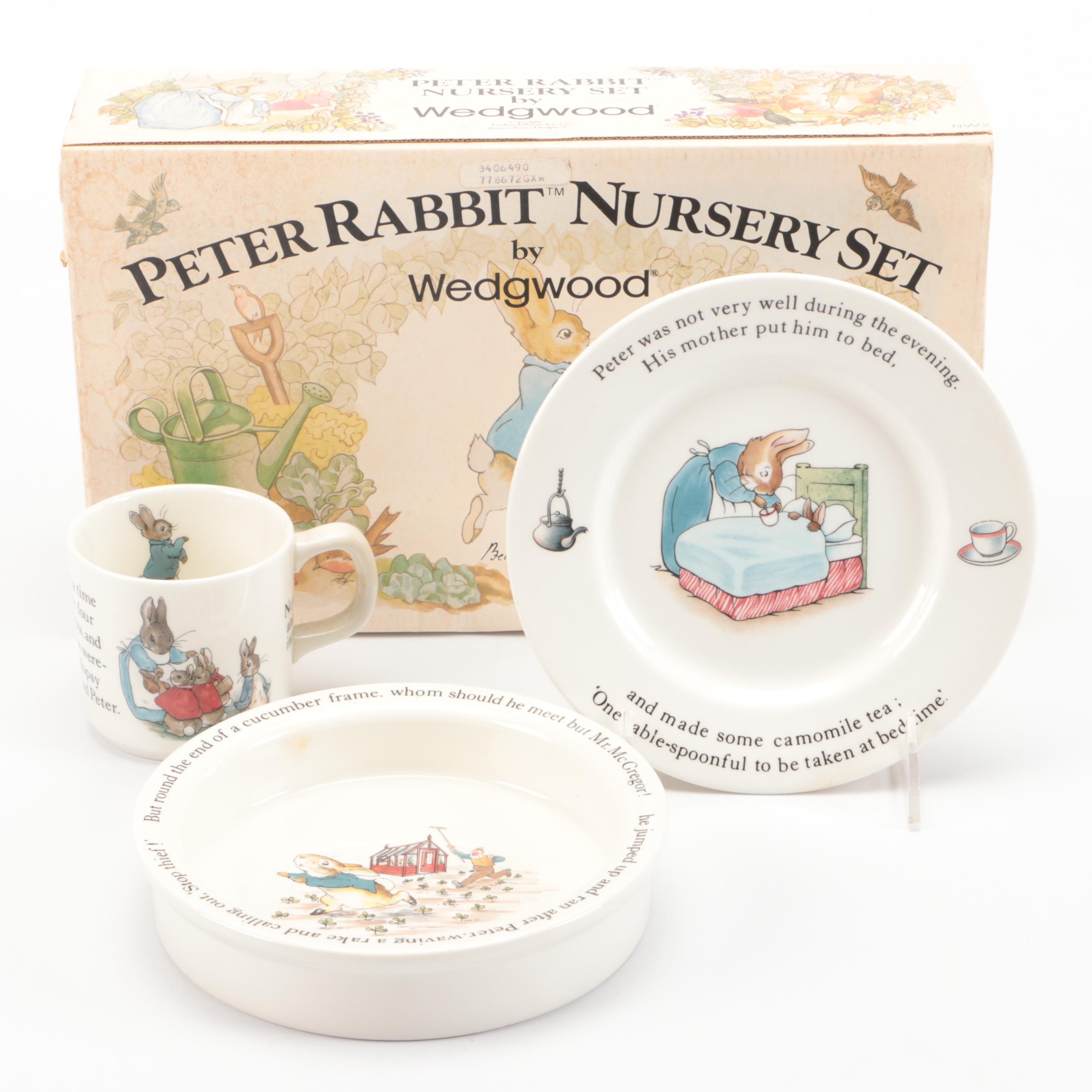 Wedgwood Peter Rabbit Ceramic Nursery Set