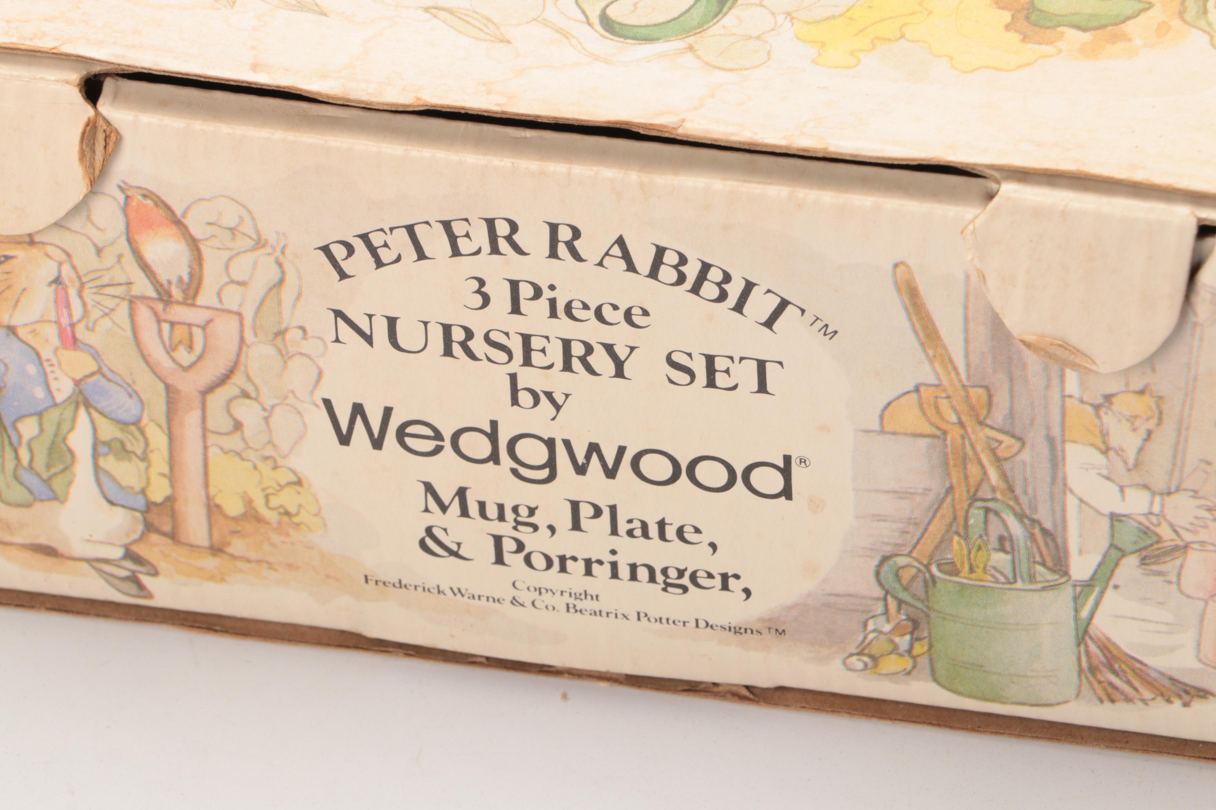 Wedgwood Peter Rabbit Ceramic Nursery Set