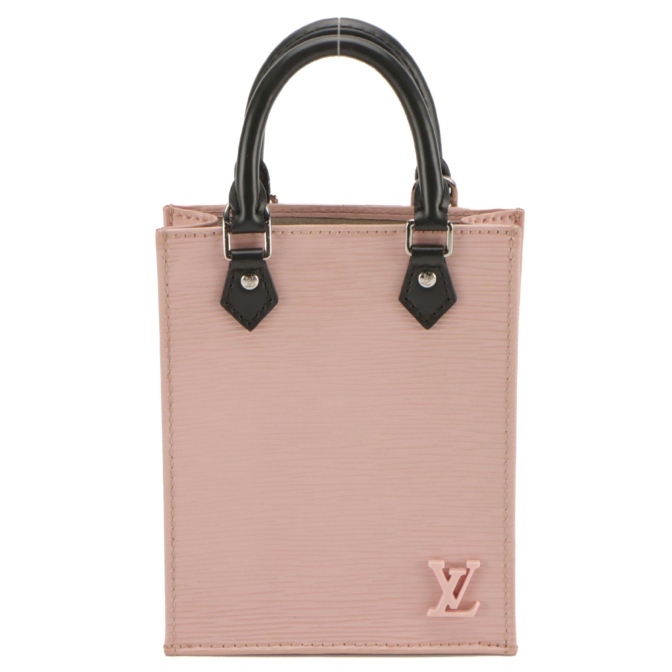 Louis Vuitton Petit Epi Sac Plat Bag in Light Pink Epi and Smooth Leather