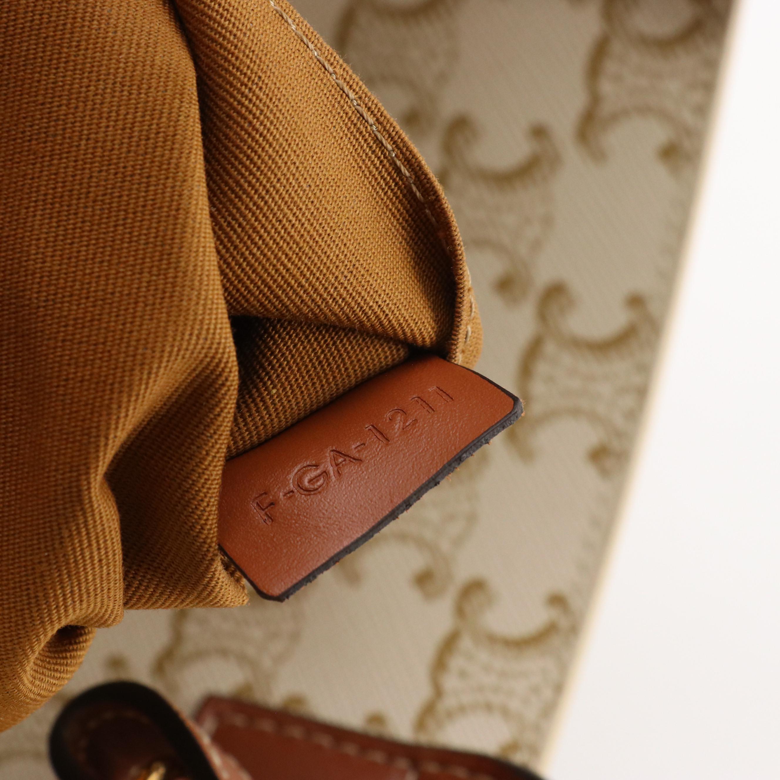 Celine Vertical Cabas Two-Way Tote in Triomphe Coated Canvas and Leather Trim