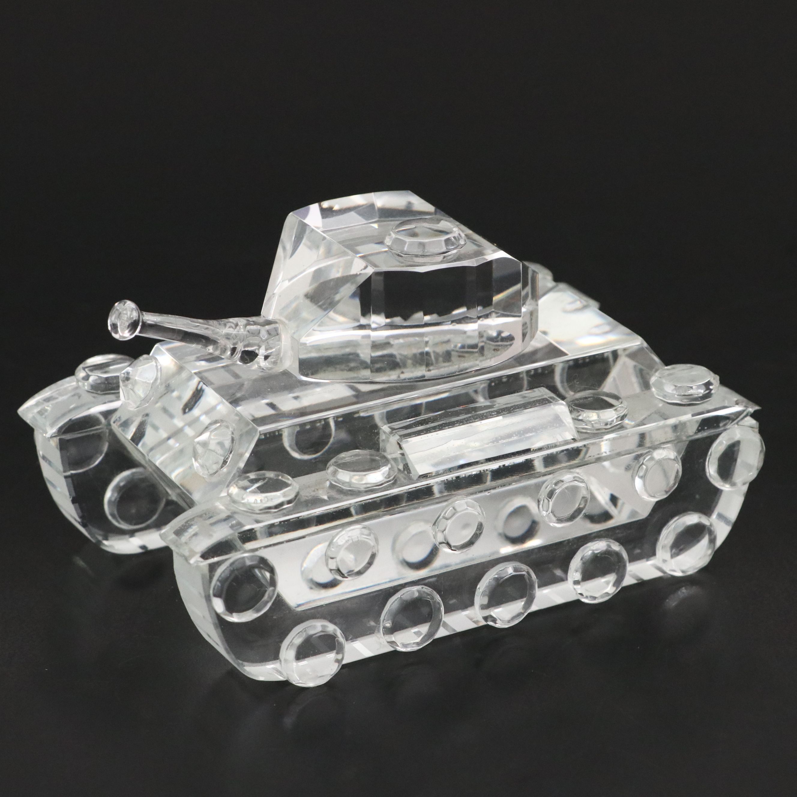 Waterford Crystal Golfer with Other Crystal Figurines and Golf Picture Frame