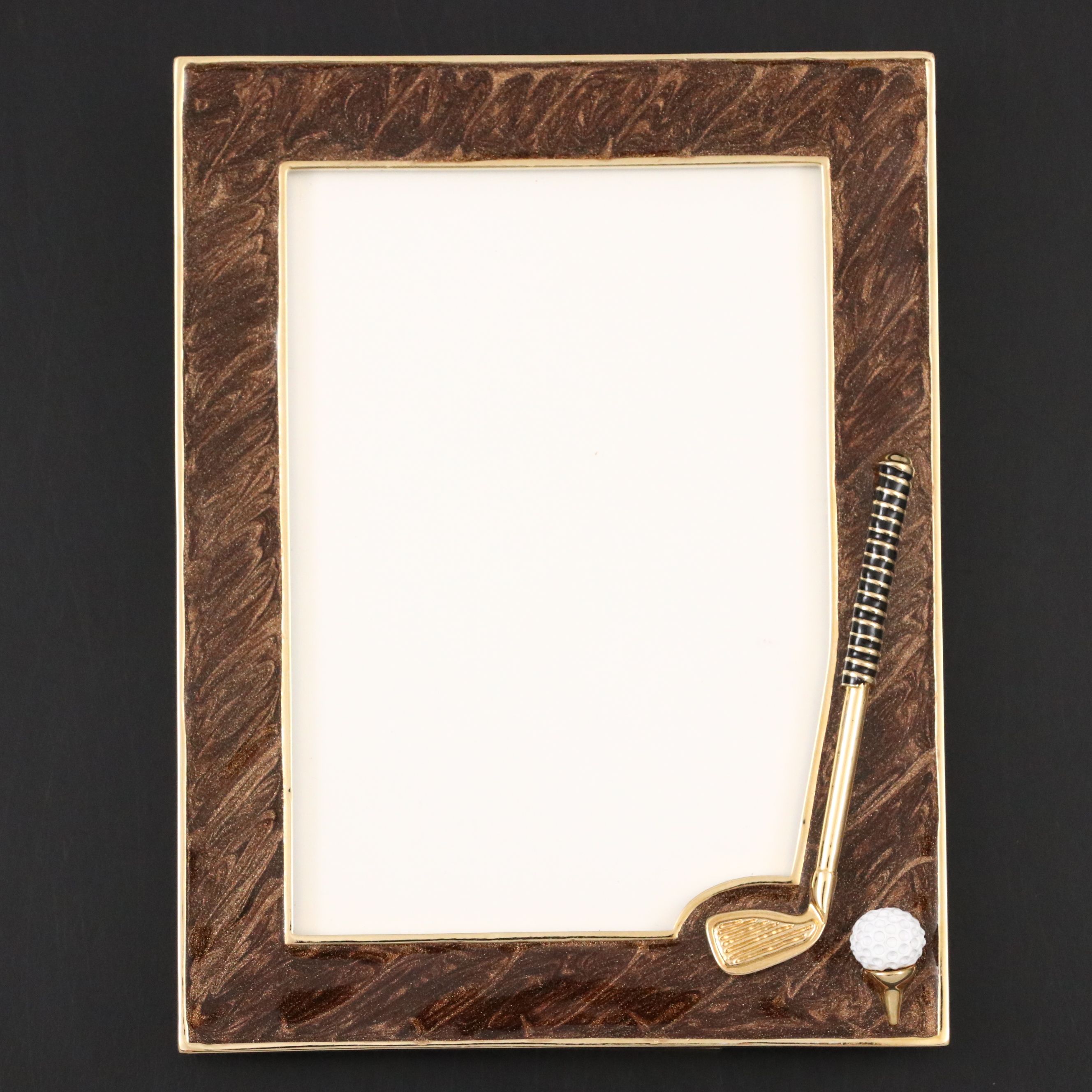 Waterford Crystal Golfer with Other Crystal Figurines and Golf Picture Frame