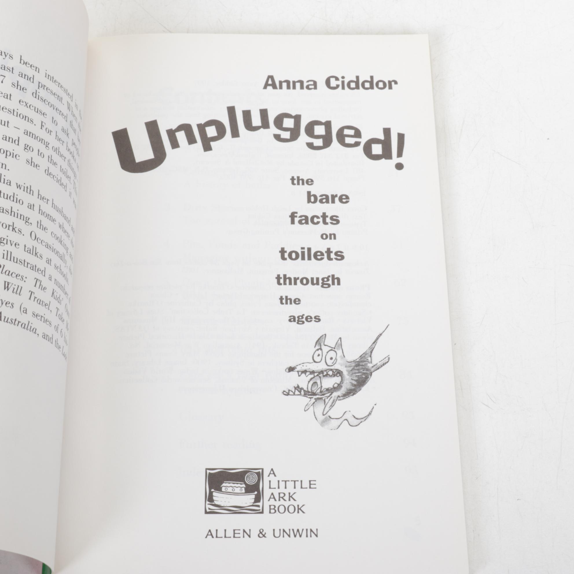 "Outhouses of the East" with Other Outhouse Themed Books and Resin Picture Frame