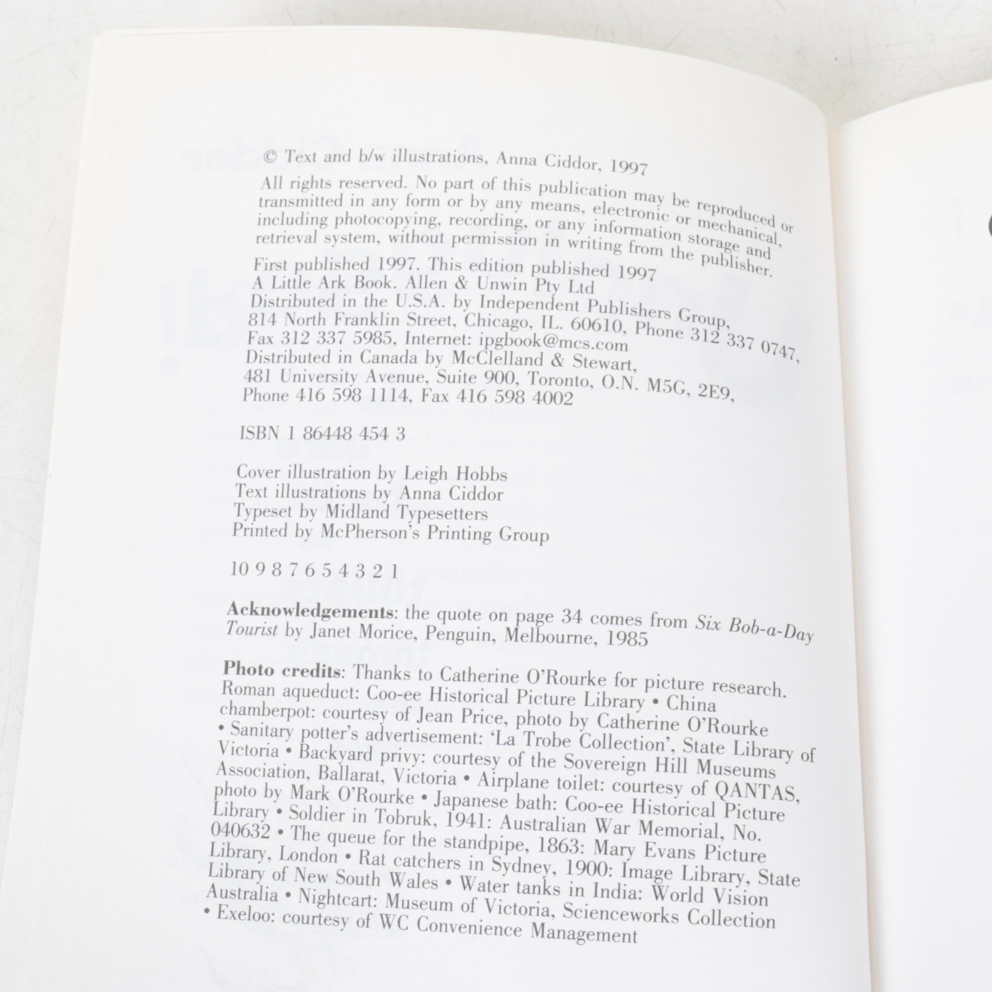 "Outhouses of the East" with Other Outhouse Themed Books and Resin Picture Frame