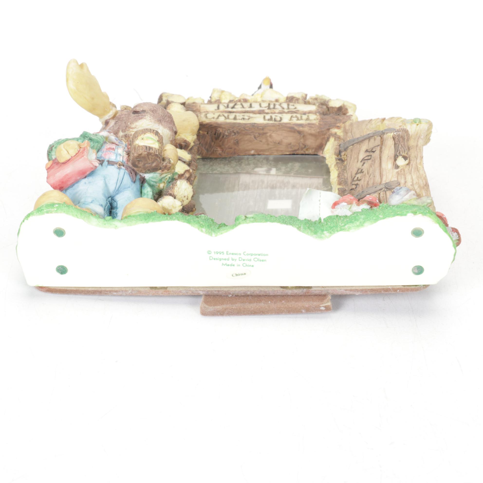 "Outhouses of the East" with Other Outhouse Themed Books and Resin Picture Frame