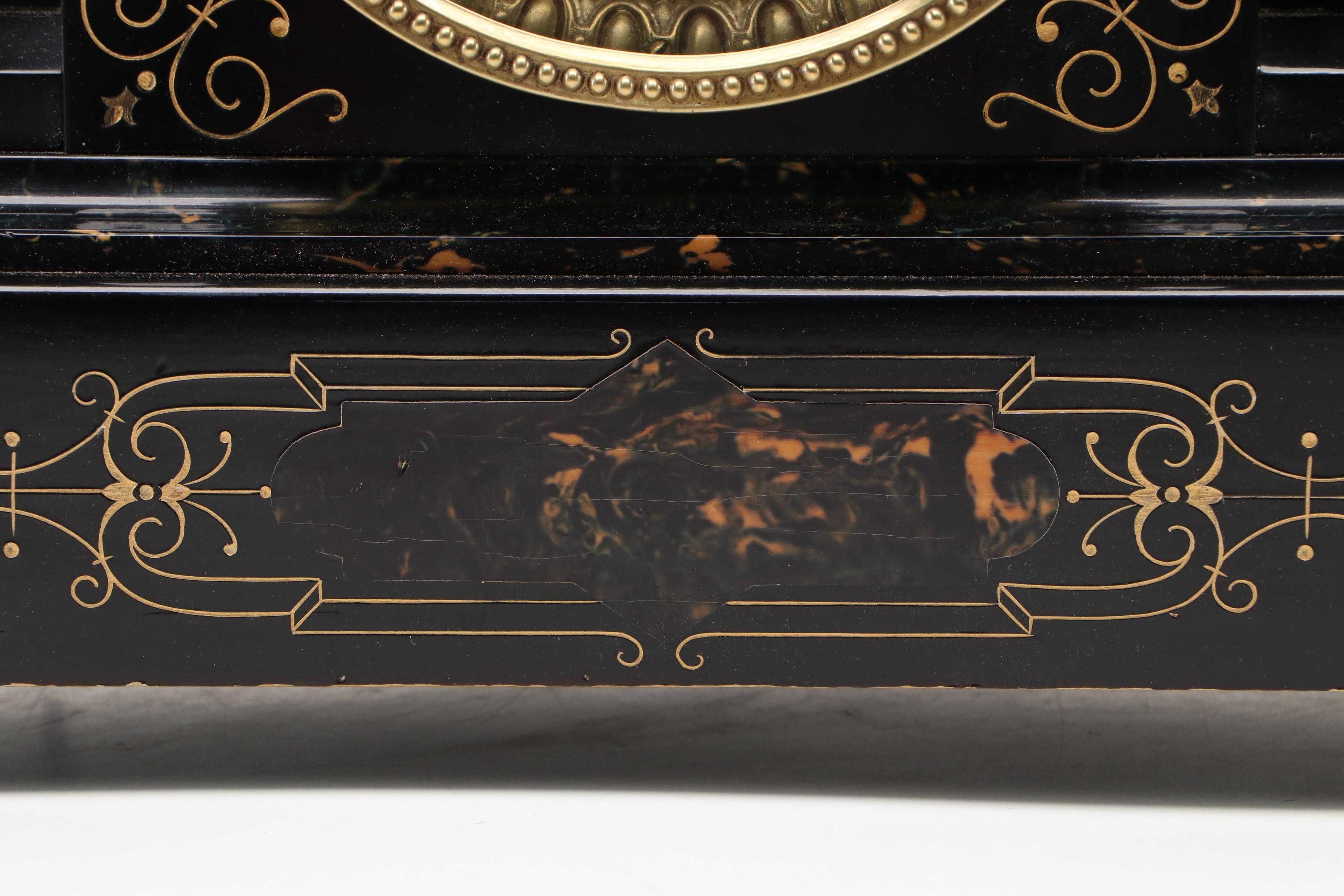 Seth Thomas Adamantine Mantel Clock, 1898