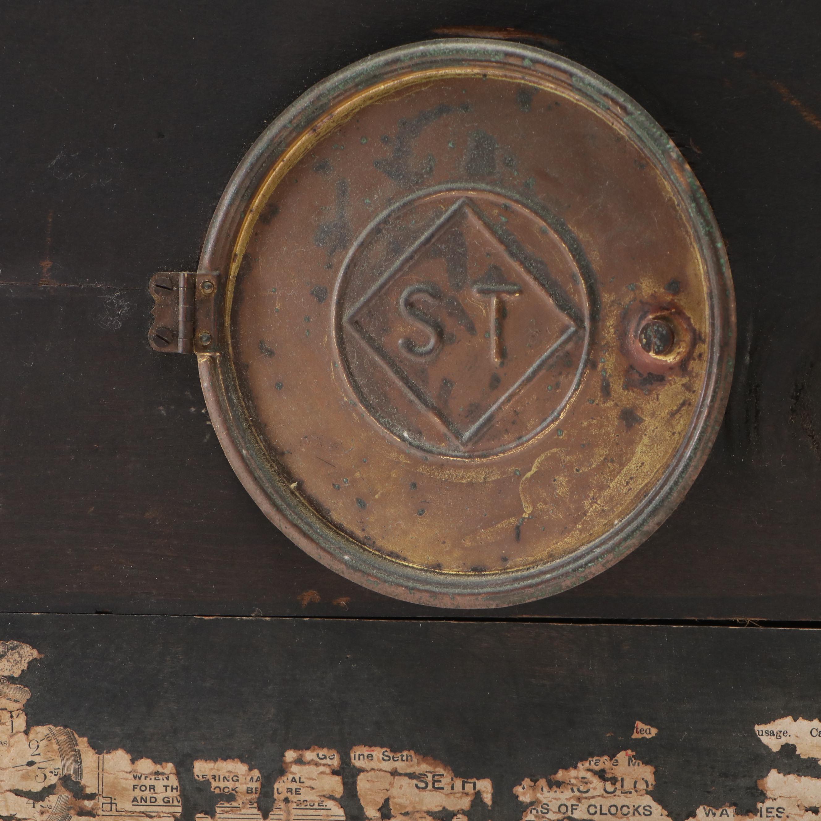 Seth Thomas Adamantine Mantel Clock, 1898