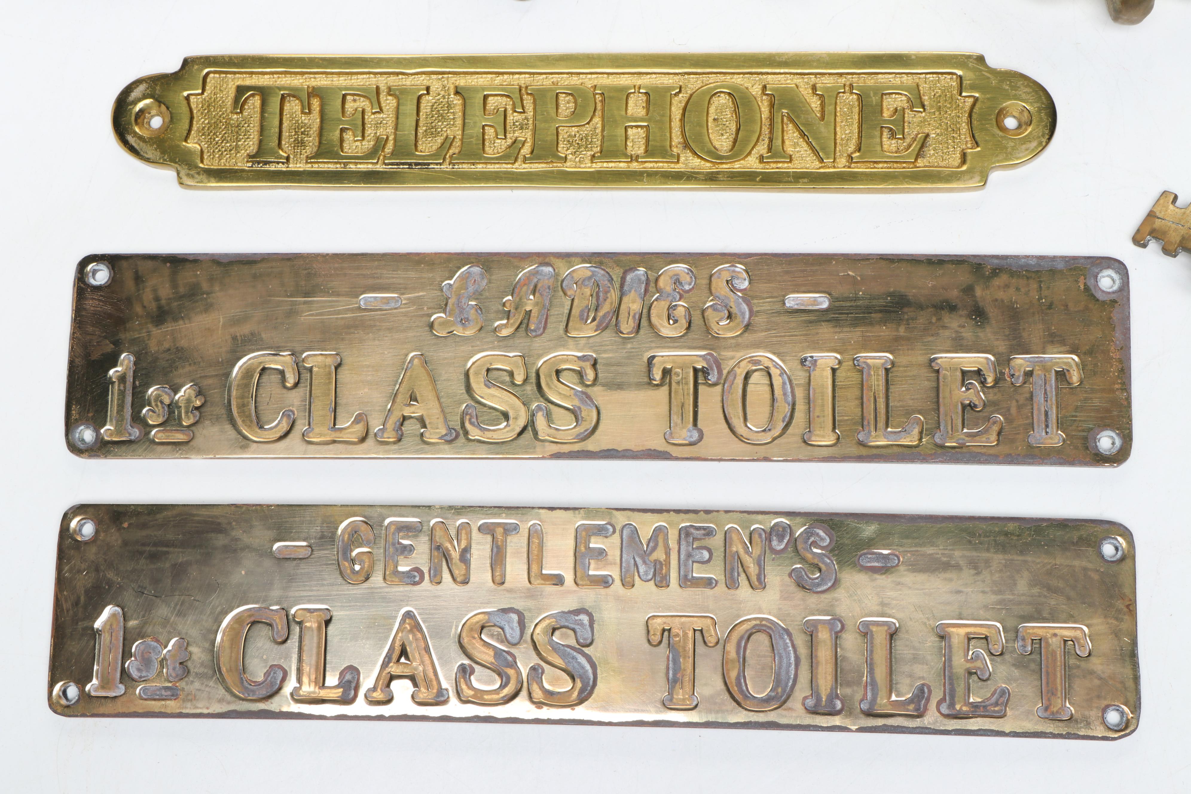 Brass Signed, Door Knockers, Bell, Dolphins and More Decor, Mid to Late 20th C.