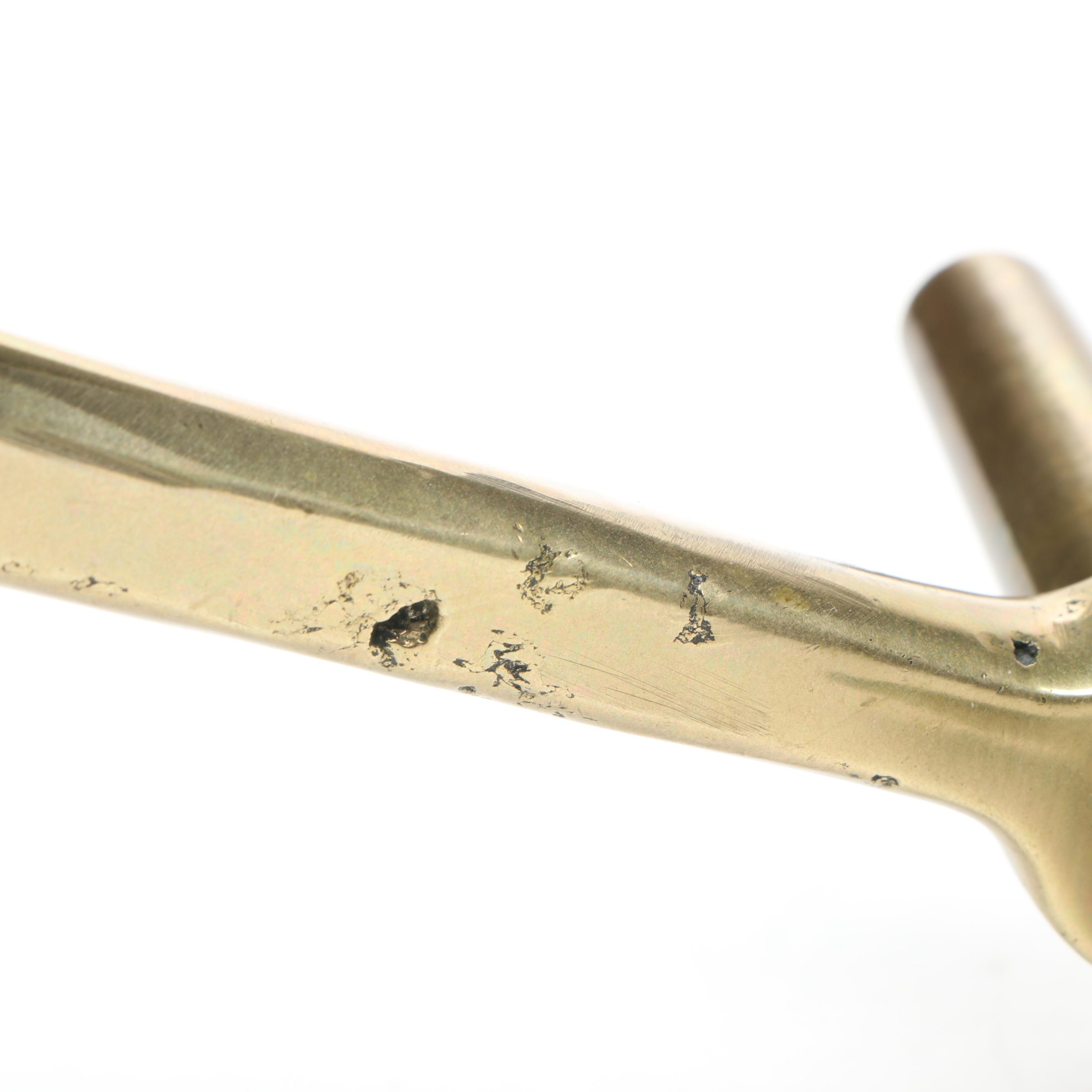 Brass Signed, Door Knockers, Bell, Dolphins and More Decor, Mid to Late 20th C.