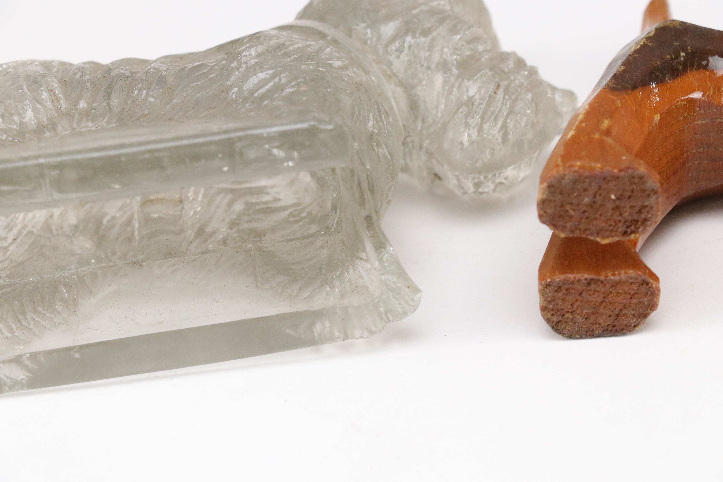 Terrier and Other Dog Figurines in Ceramic, Wood, Plastic, Glass, and Resin