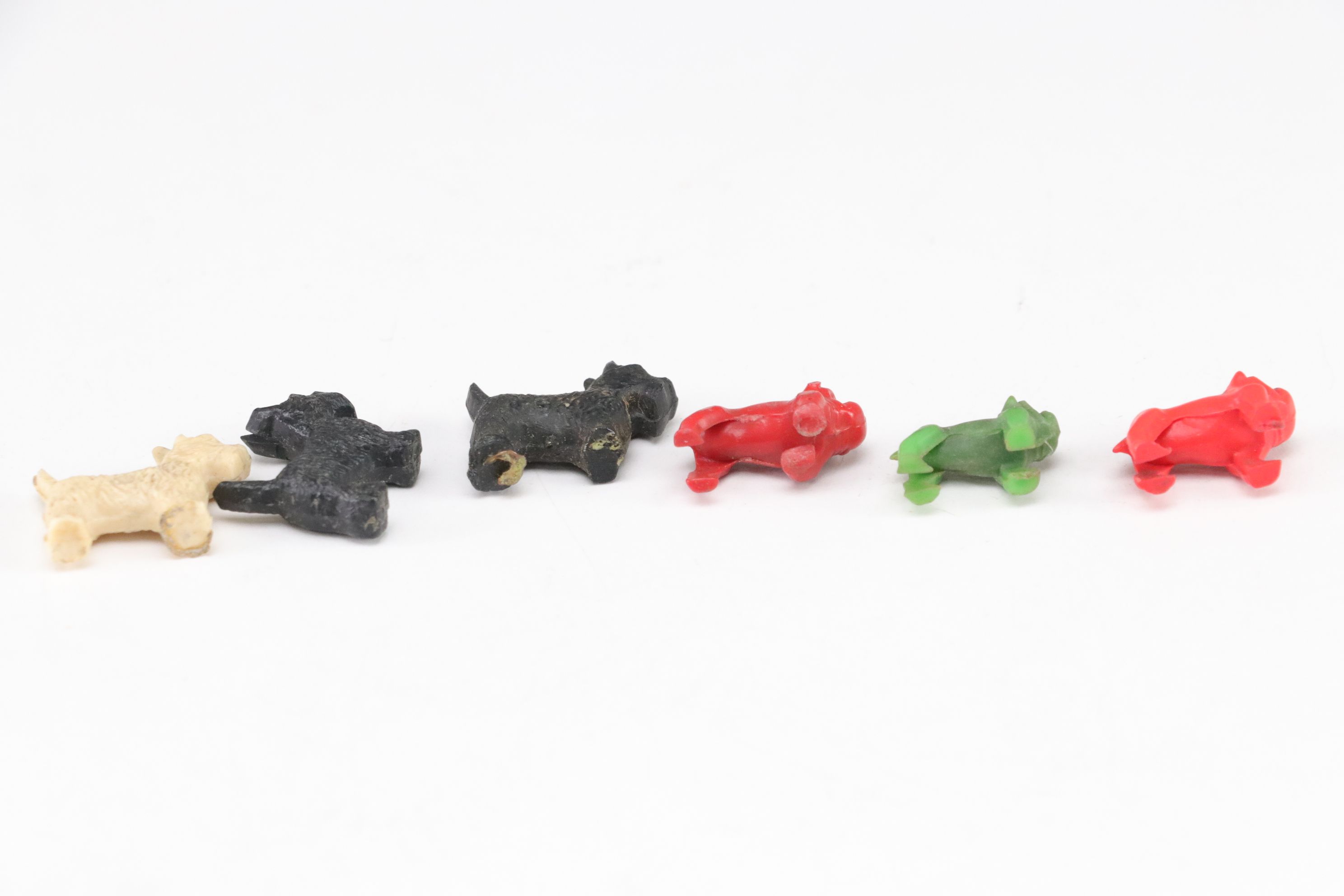 Terrier and Other Dog Figurines in Ceramic, Wood, Plastic, Glass, and Resin