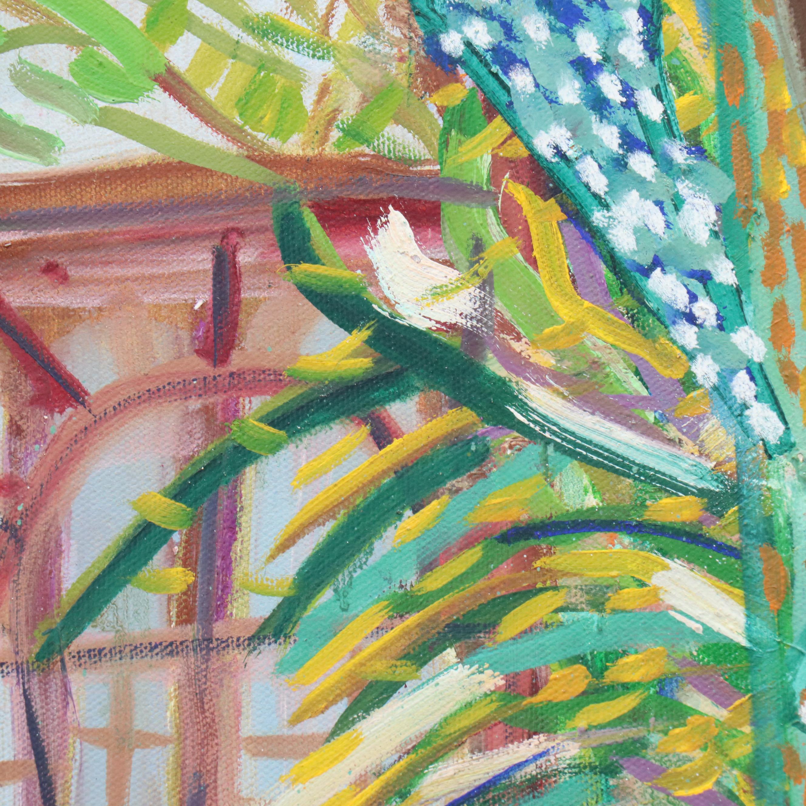 Janice Guttman Impressionistic Style Landscape Acrylic Painting, 2001