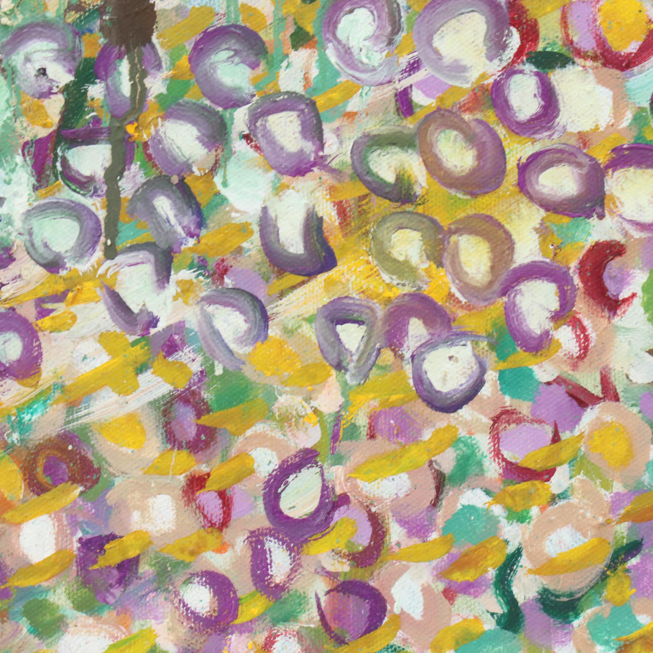 Janice Guttman Impressionistic Style Landscape Acrylic Painting, 2001