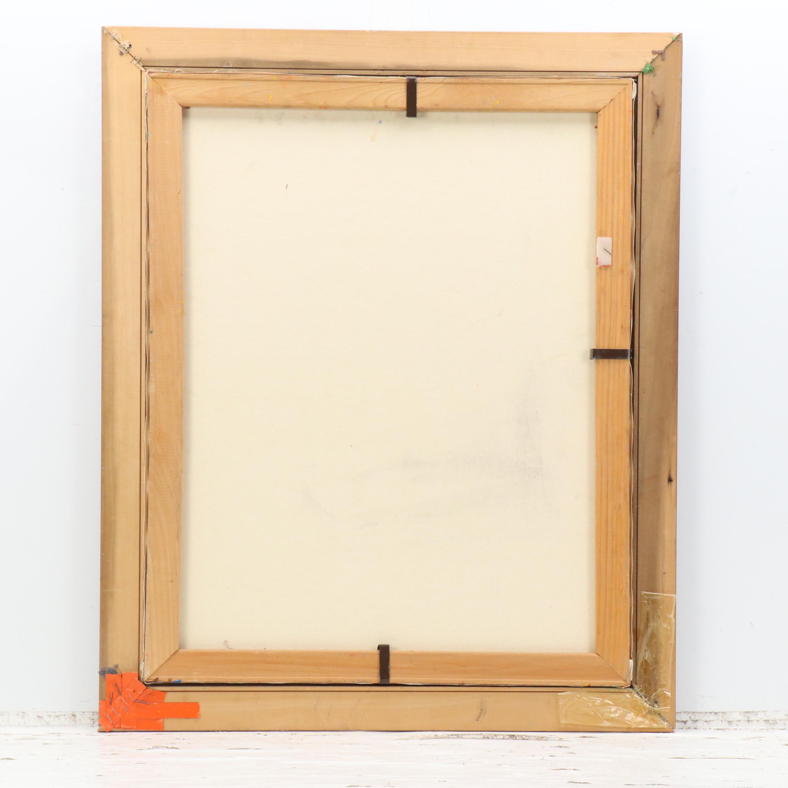 Janice Guttman Impressionistic Style Landscape Acrylic Painting, 2001