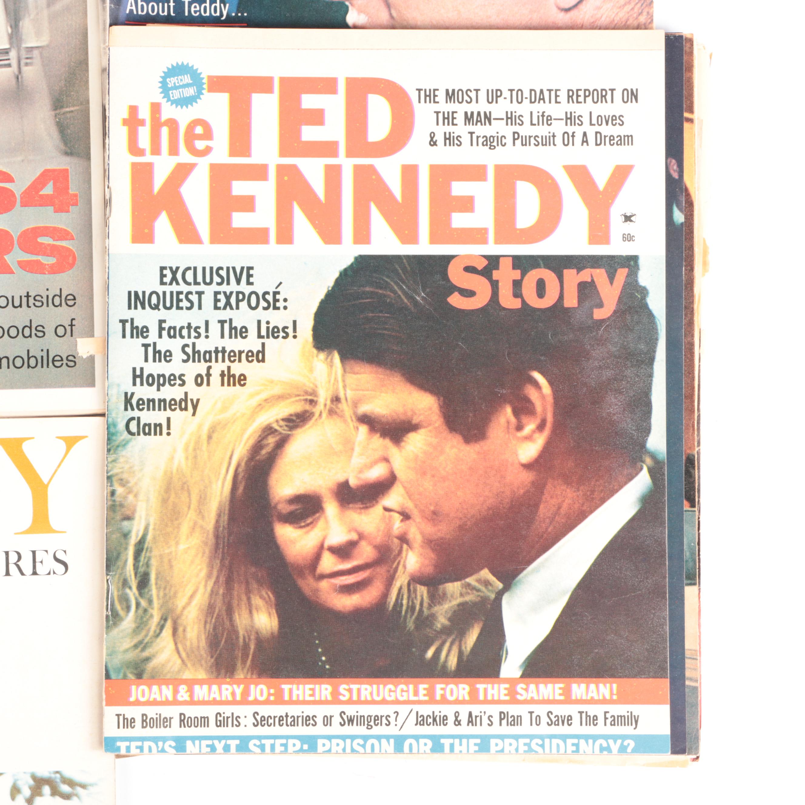 Vintage Kennedy Family Ephemera Featuring "LOOK" Magazine, Late 20th C.