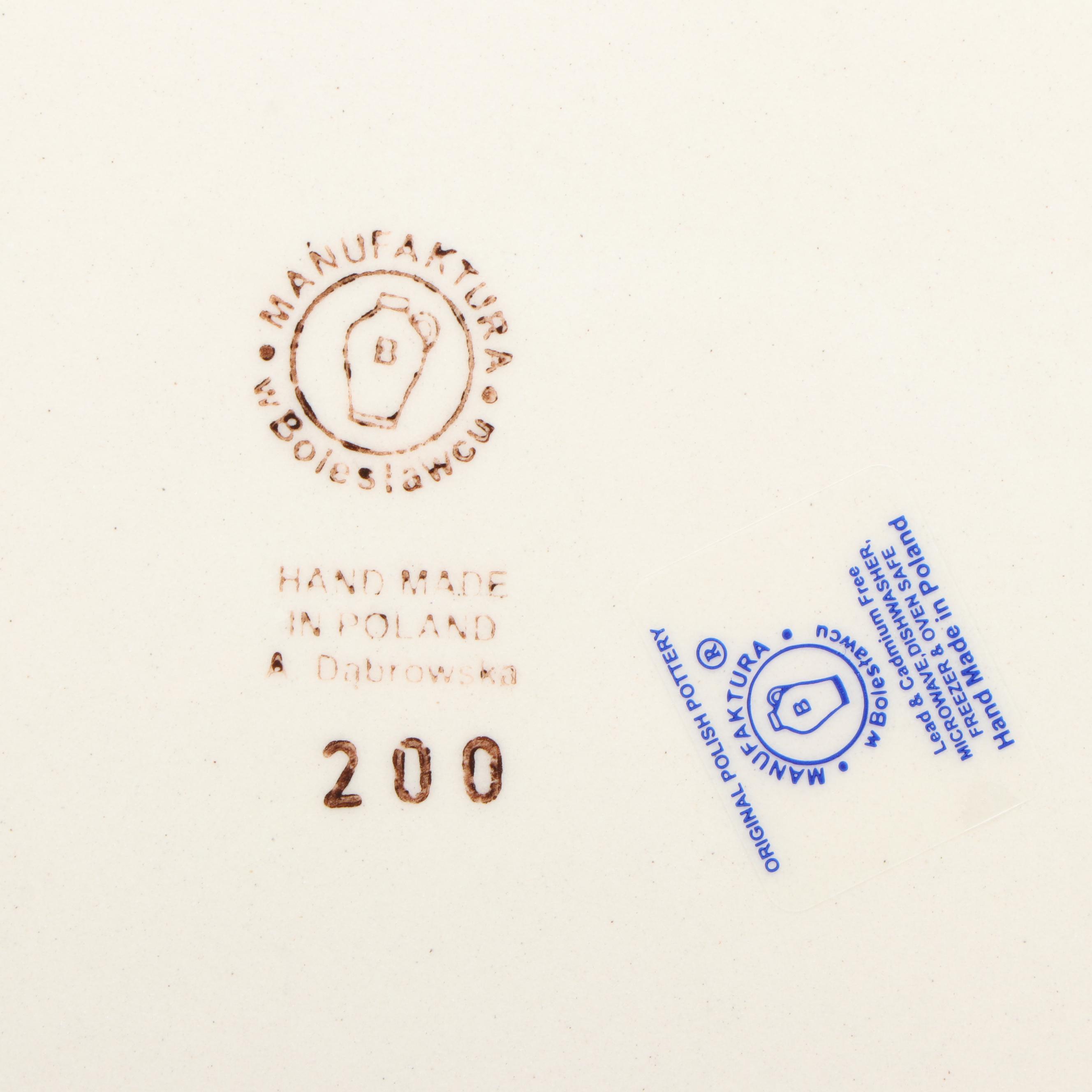 Boleslawiec "Peacock" with Other Polish Ceramic Tableware