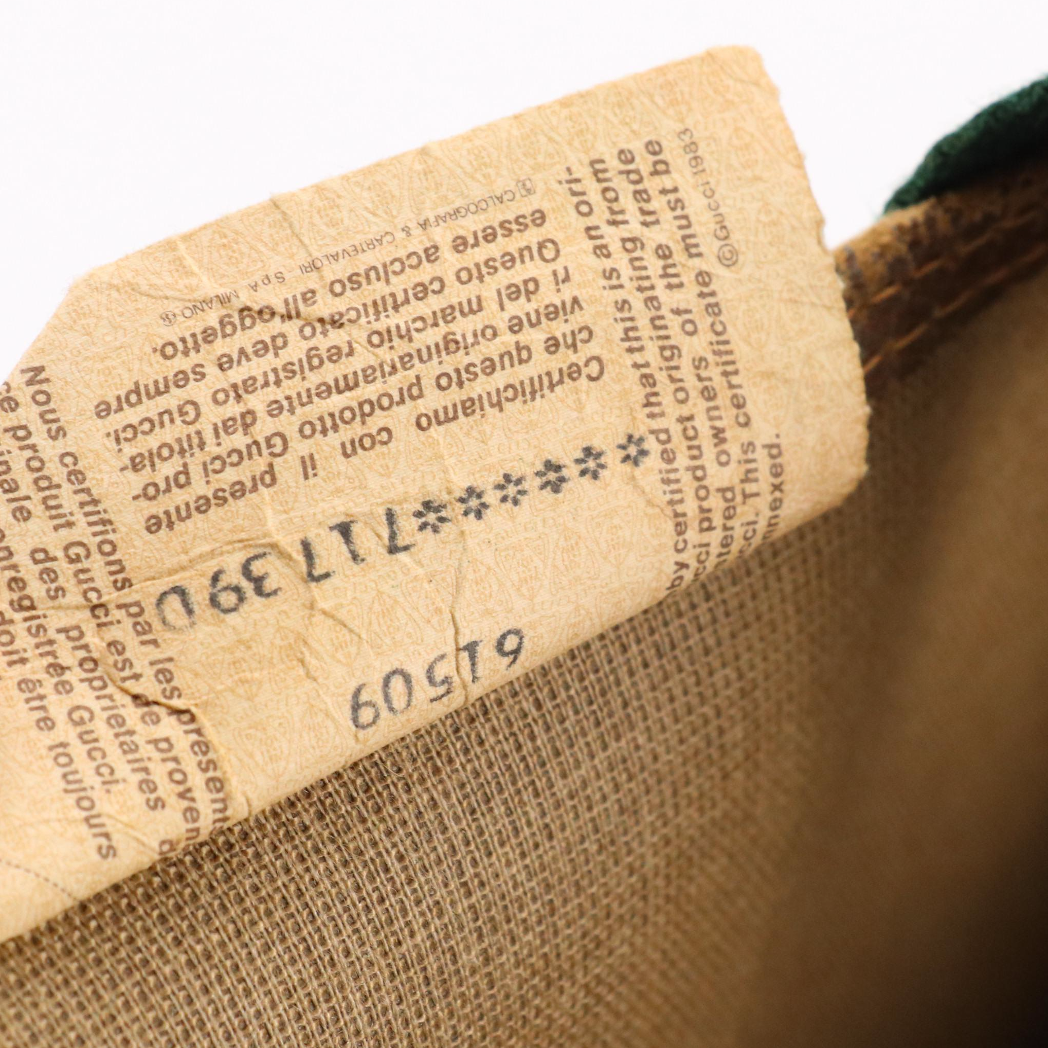 Gucci Accessory Collection Front Pocket Tote in GG Supreme Canvas, Leather & Web